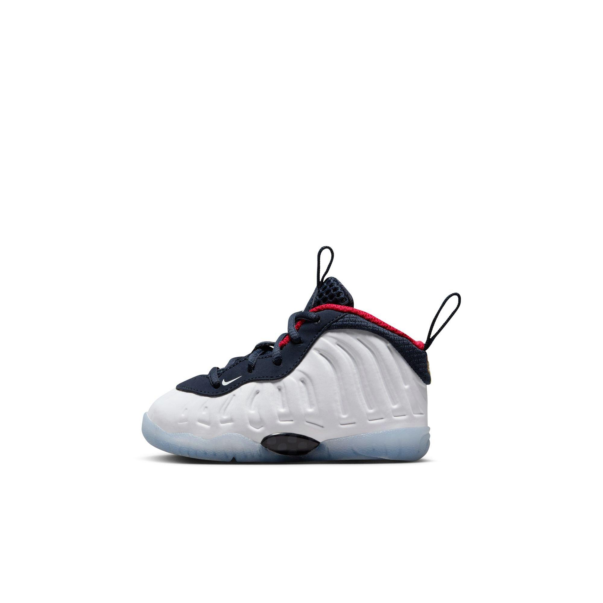 Nike Little Posite One Toddler Kids' Obsidian/White/Red Shoe