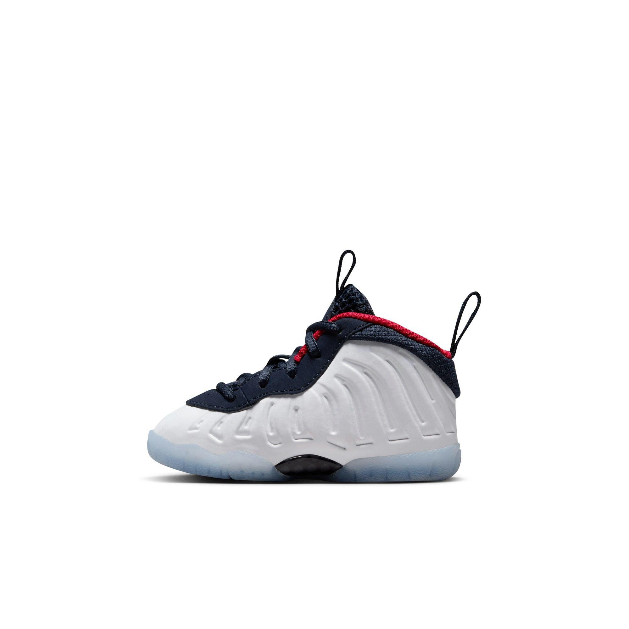 Nike Little Posite One Toddler Kids' Obsidian/White/Red Shoe