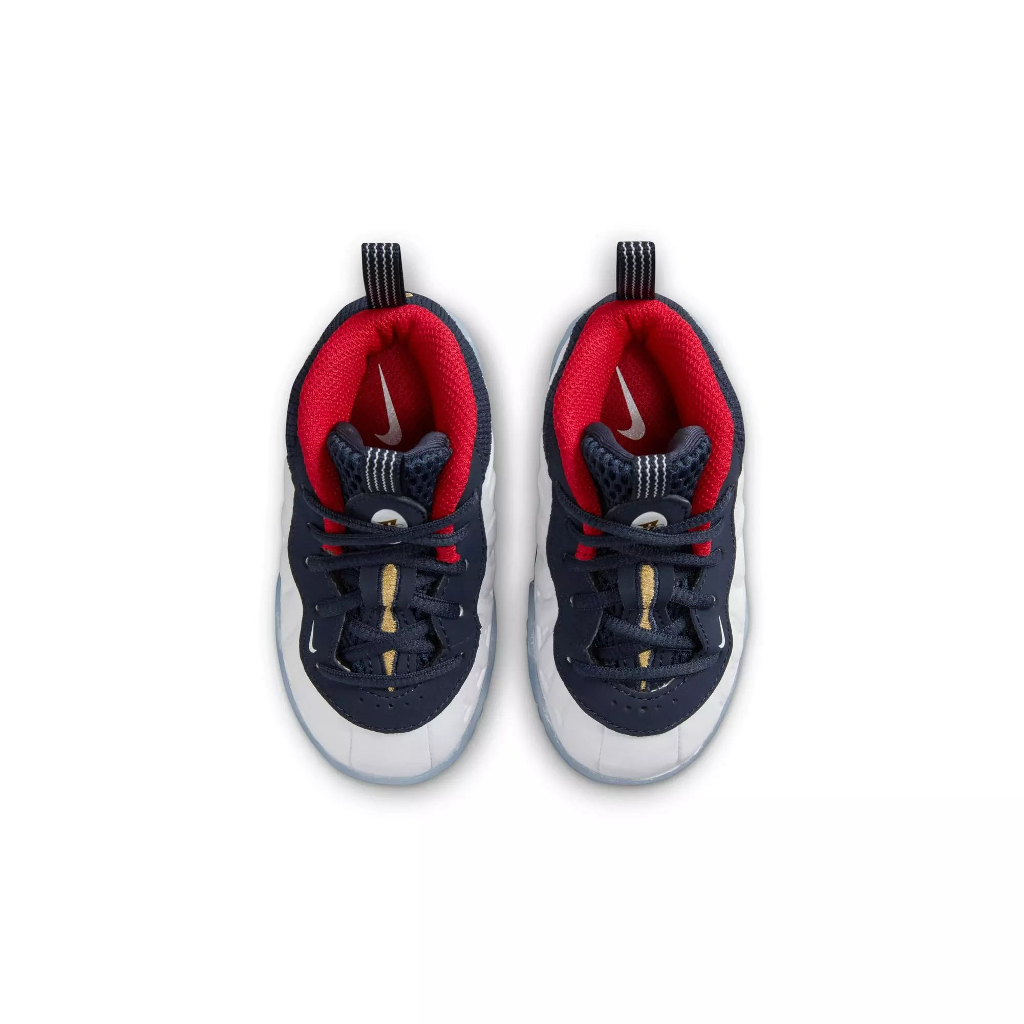 Nike Little Posite One "Obsidian/White/Red" Toddler Kids' Shoe - OBSIDIAN/WHITE/UNIVERSITY RED