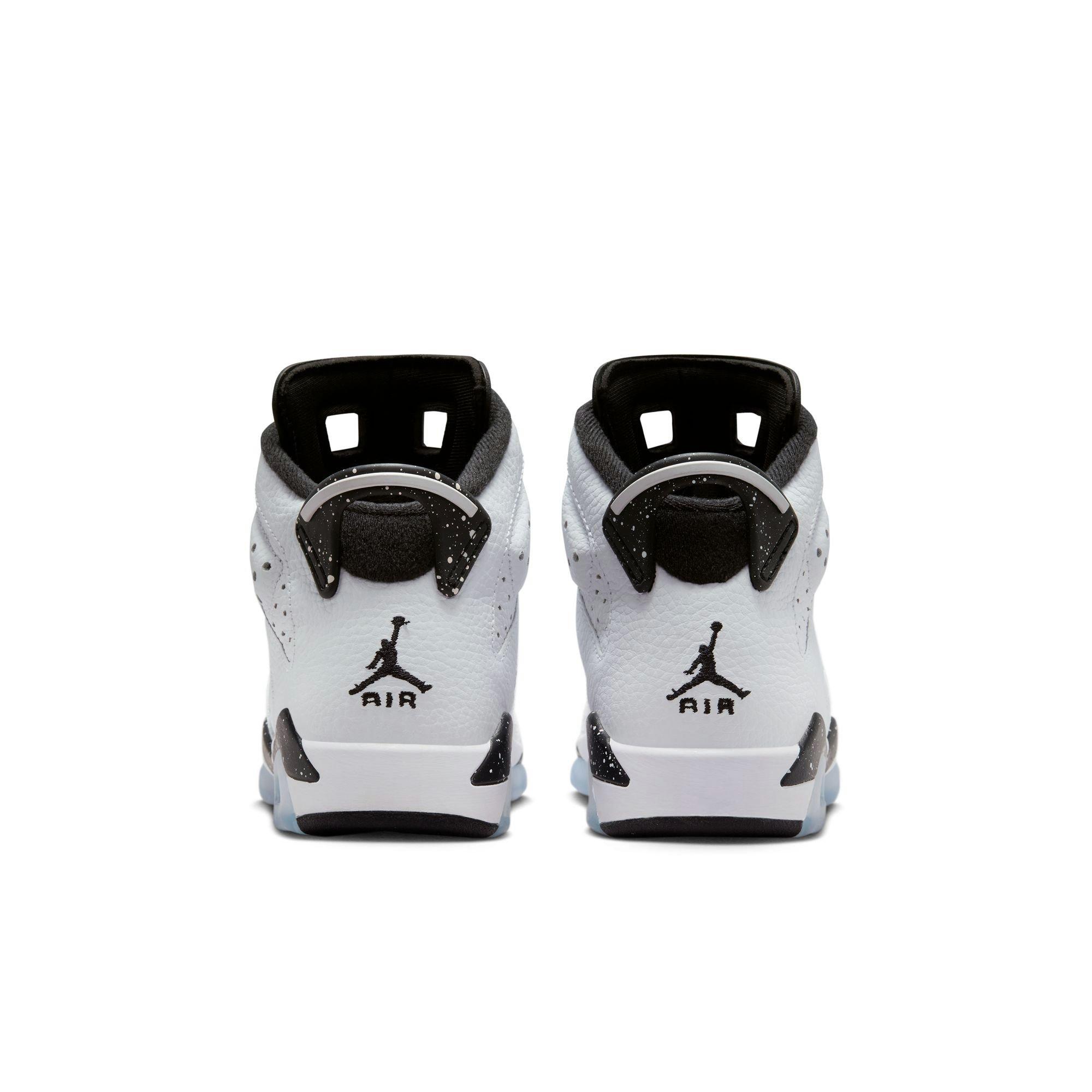 Jordan 6 Retro Grade School Kids' "White/Black" Shoe