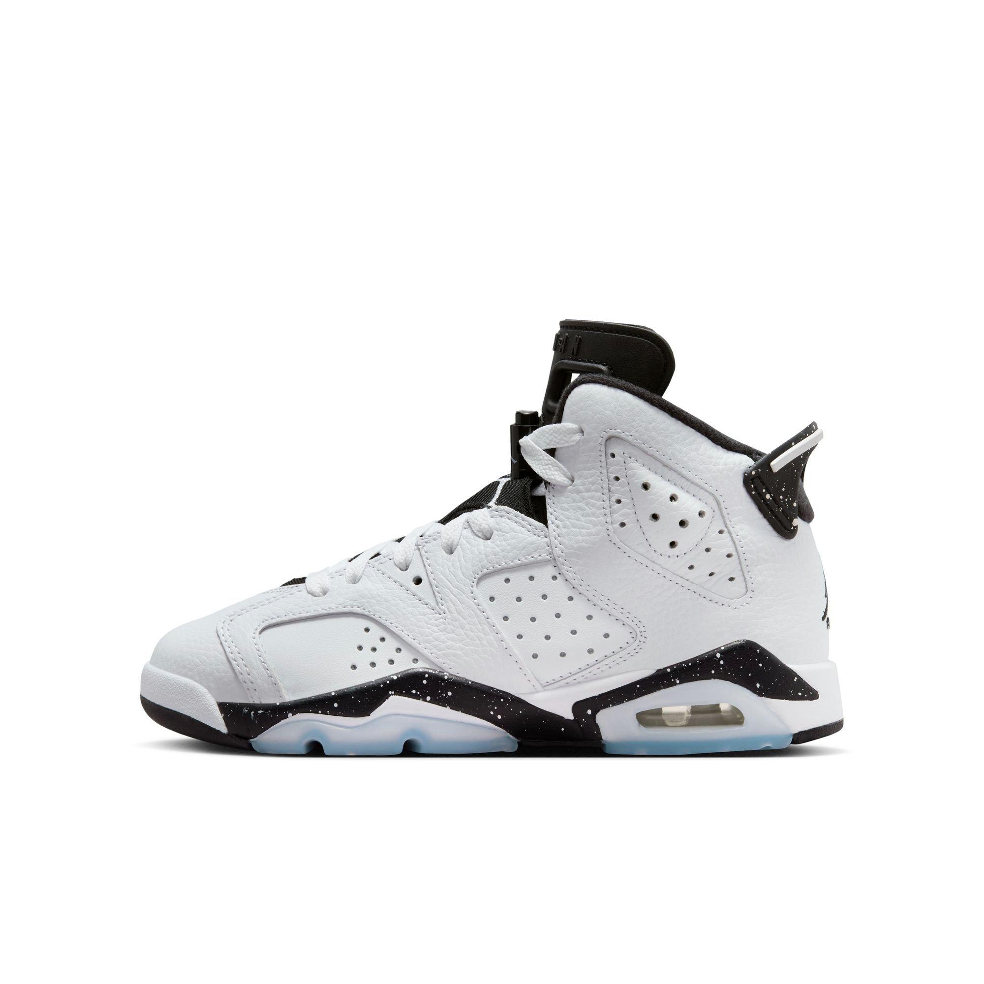 Jordan 6 Retro Grade School Kids' "White/Black" Shoe