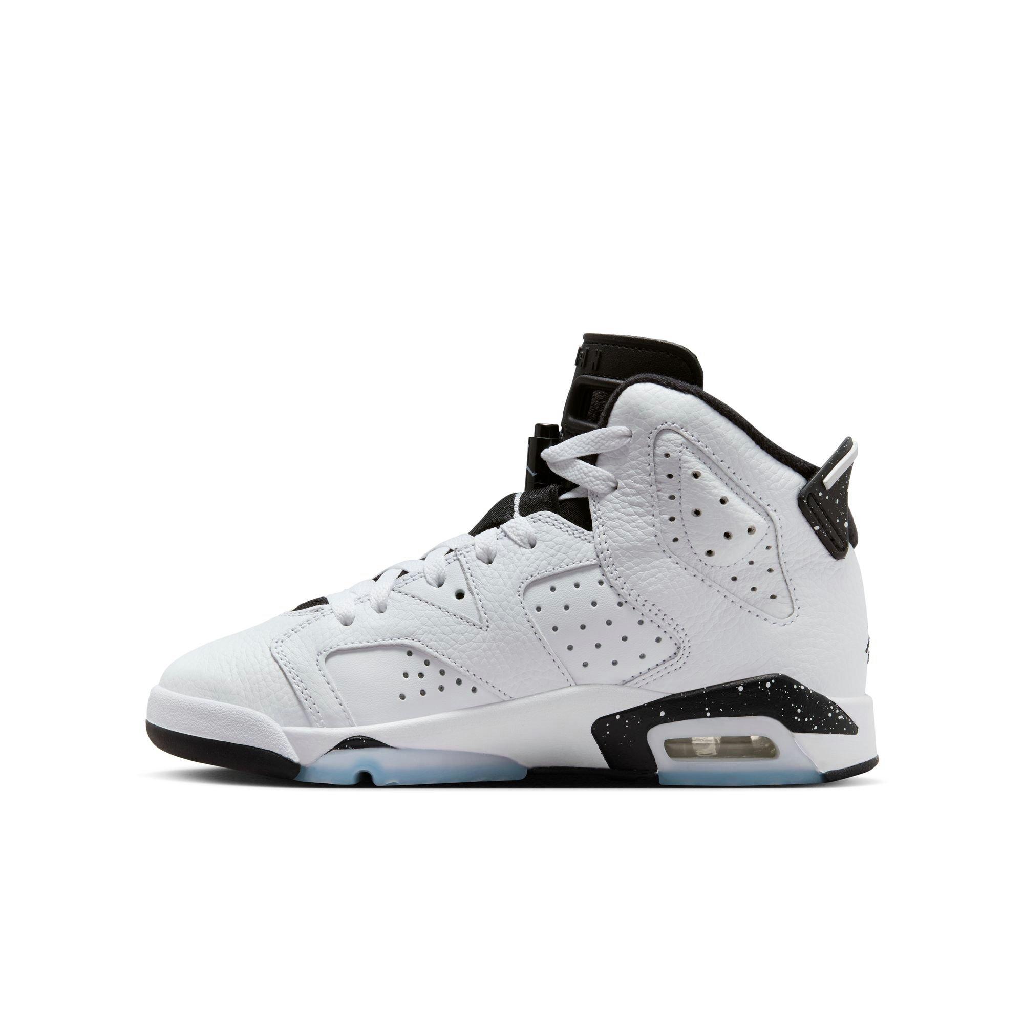 Jordan 6 Retro Grade School Kids' "White/Black" Shoe