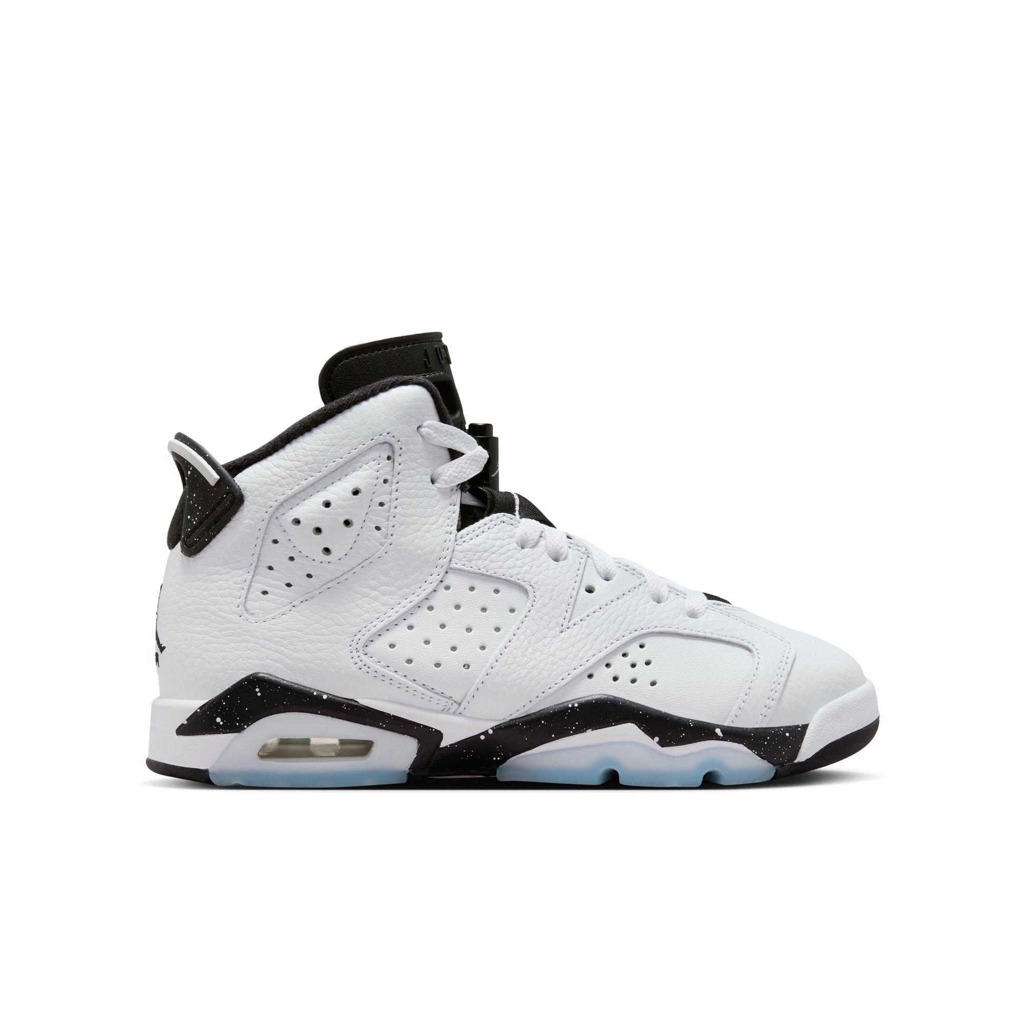 Jordan 6 Retro Grade School Kids' "White/Black" Shoe