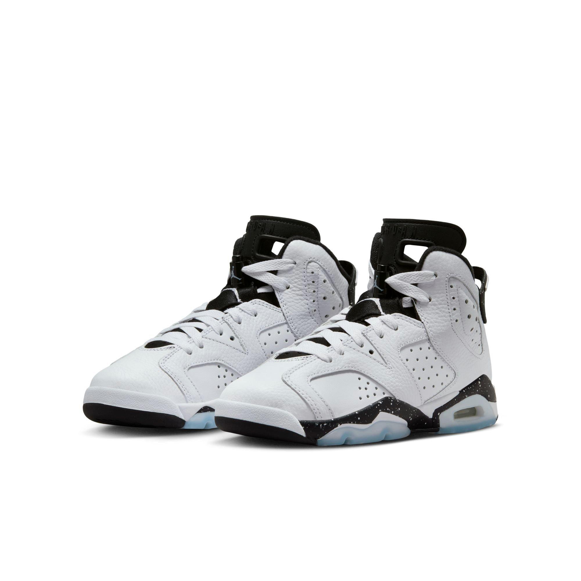 Jordan 6 Retro Grade School Kids' "White/Black" Shoe