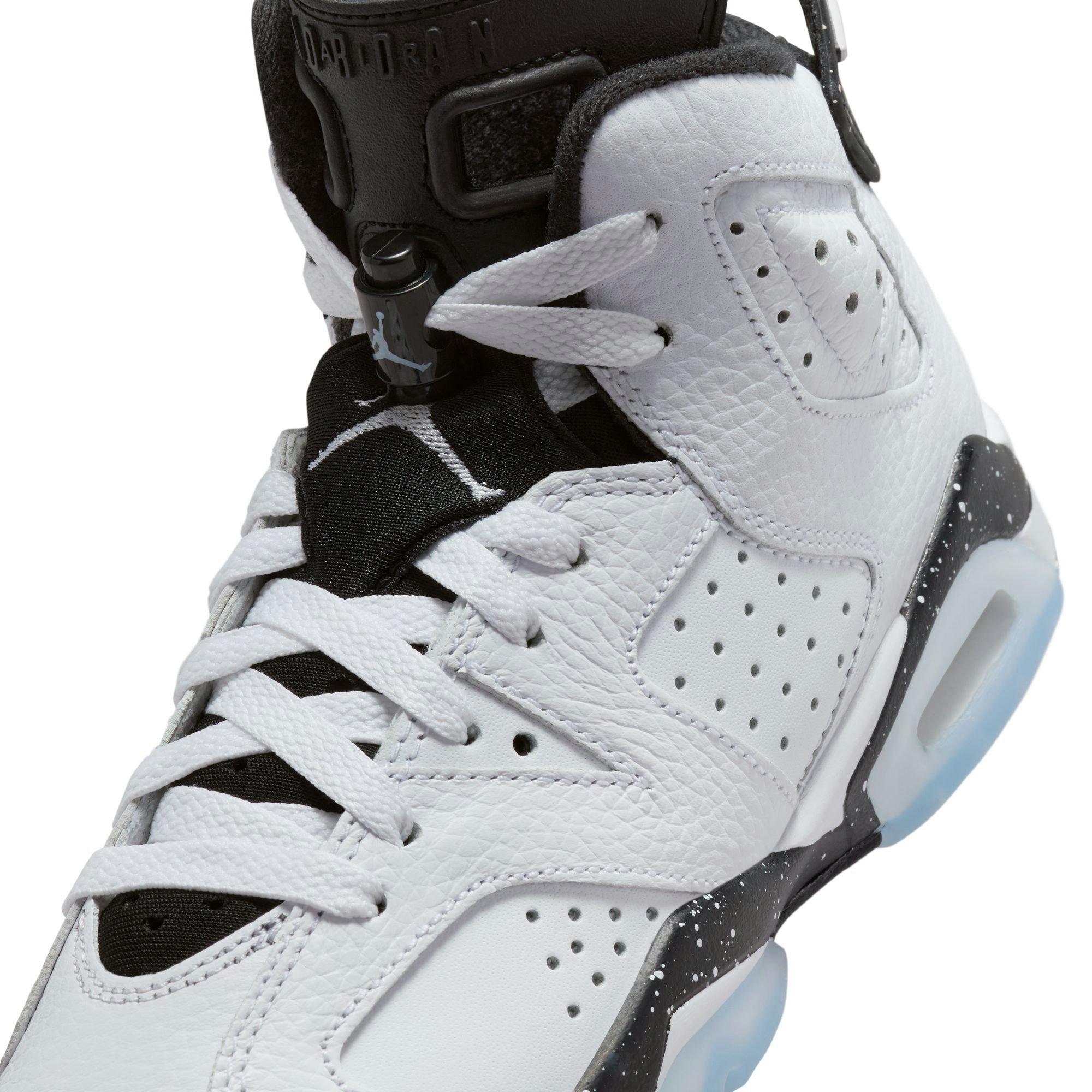 Jordan 6 Retro Grade School Kids' "White/Black" Shoe