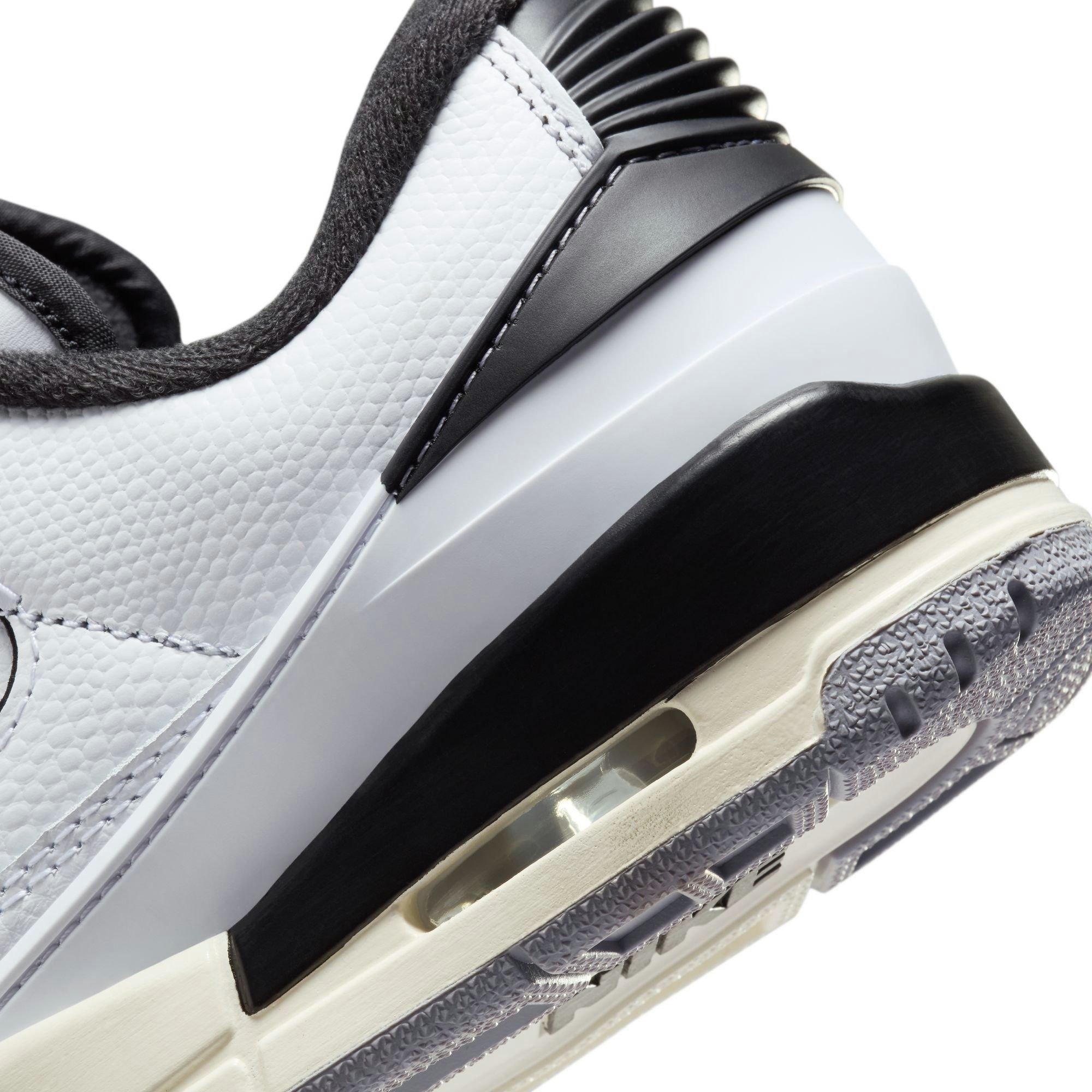 Jordan 2/3 Grade School Boys' "White/Black/Sail/Cement Grey" Shoe
