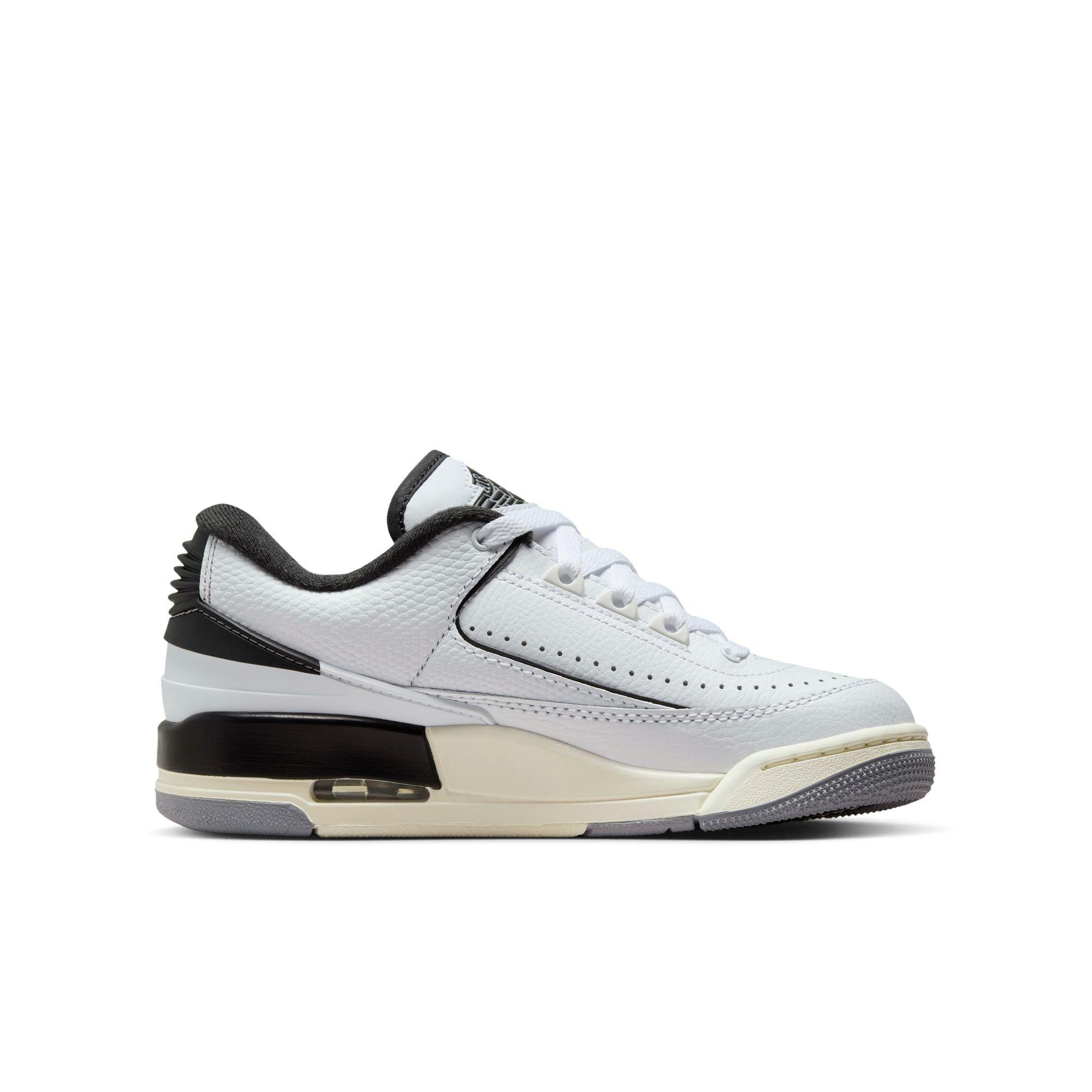 Jordan 2/3 Grade School Boys' "White/Black/Sail/Cement Grey" Shoe