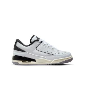 Jordan 2/3 "White/Black/Sail/Cement Grey" Grade School Boys' Shoe