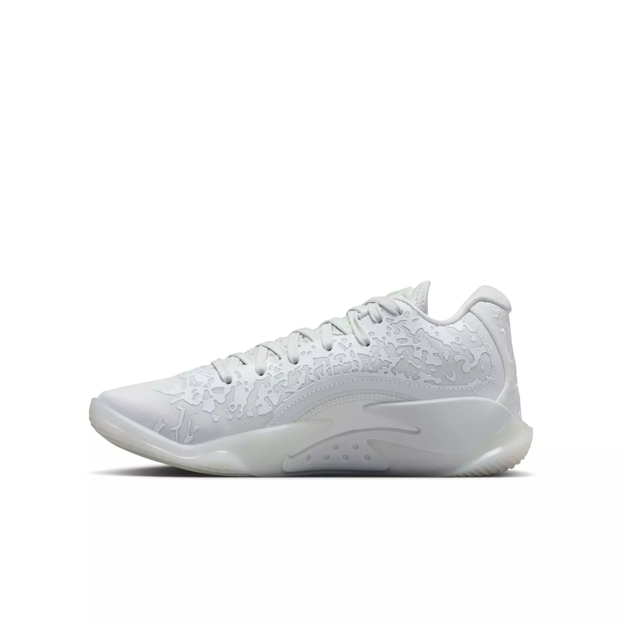 Jordan Zion 3 "Sanctuary" Grade School Kids' Basketball Shoe -  WHITE/VAPOR GREEN/PINK FOAM