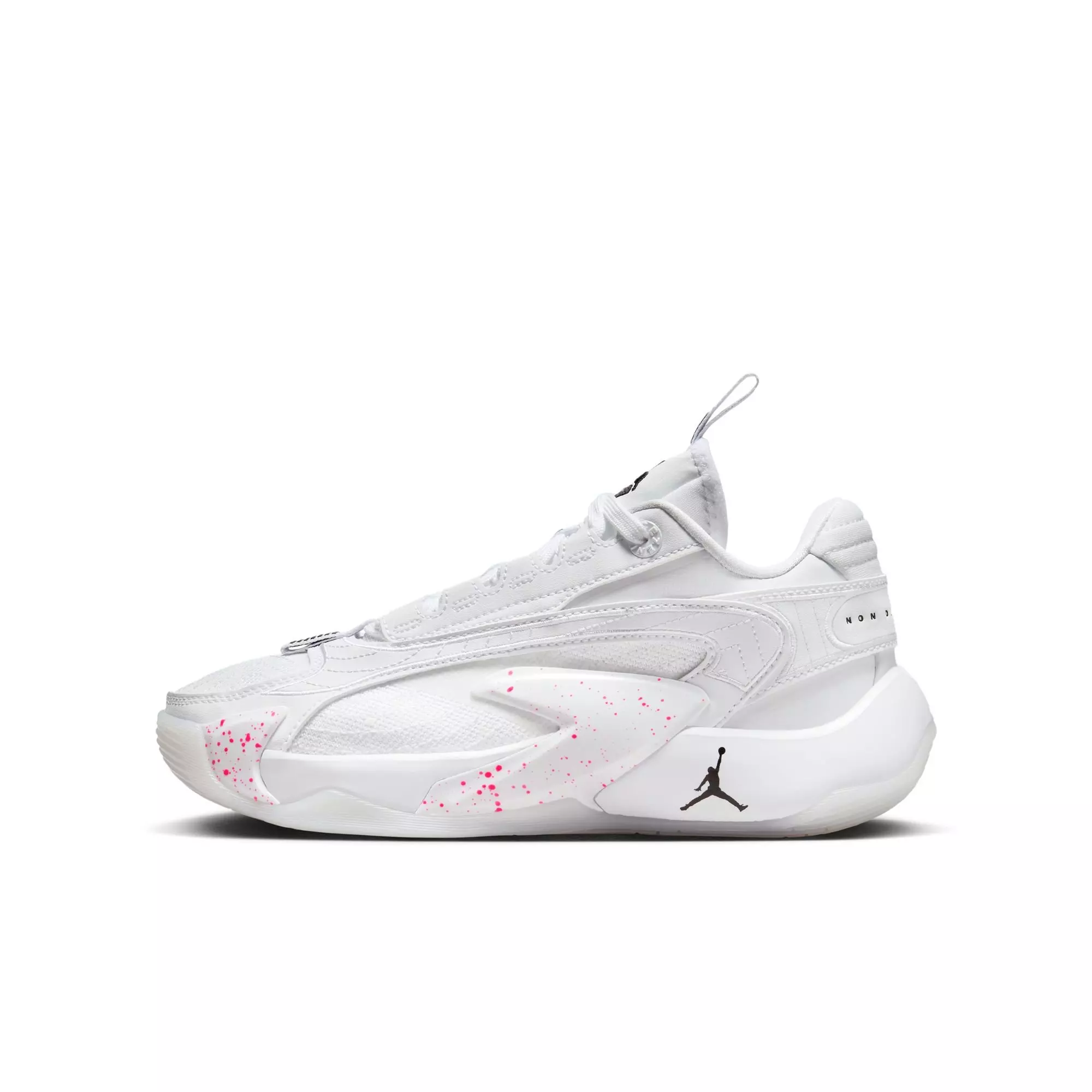 Jordan Luka 2 "Hyper Pink" Grade School Kids' Shoe - WHITE/BLACK/HYPER PINK