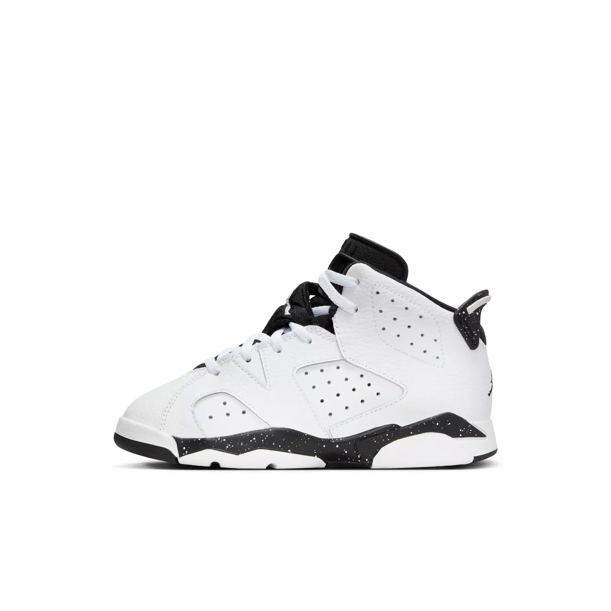 Jordan 6 Retro "White/Black" Preschool Kids' Shoe - WHITE/BLACK