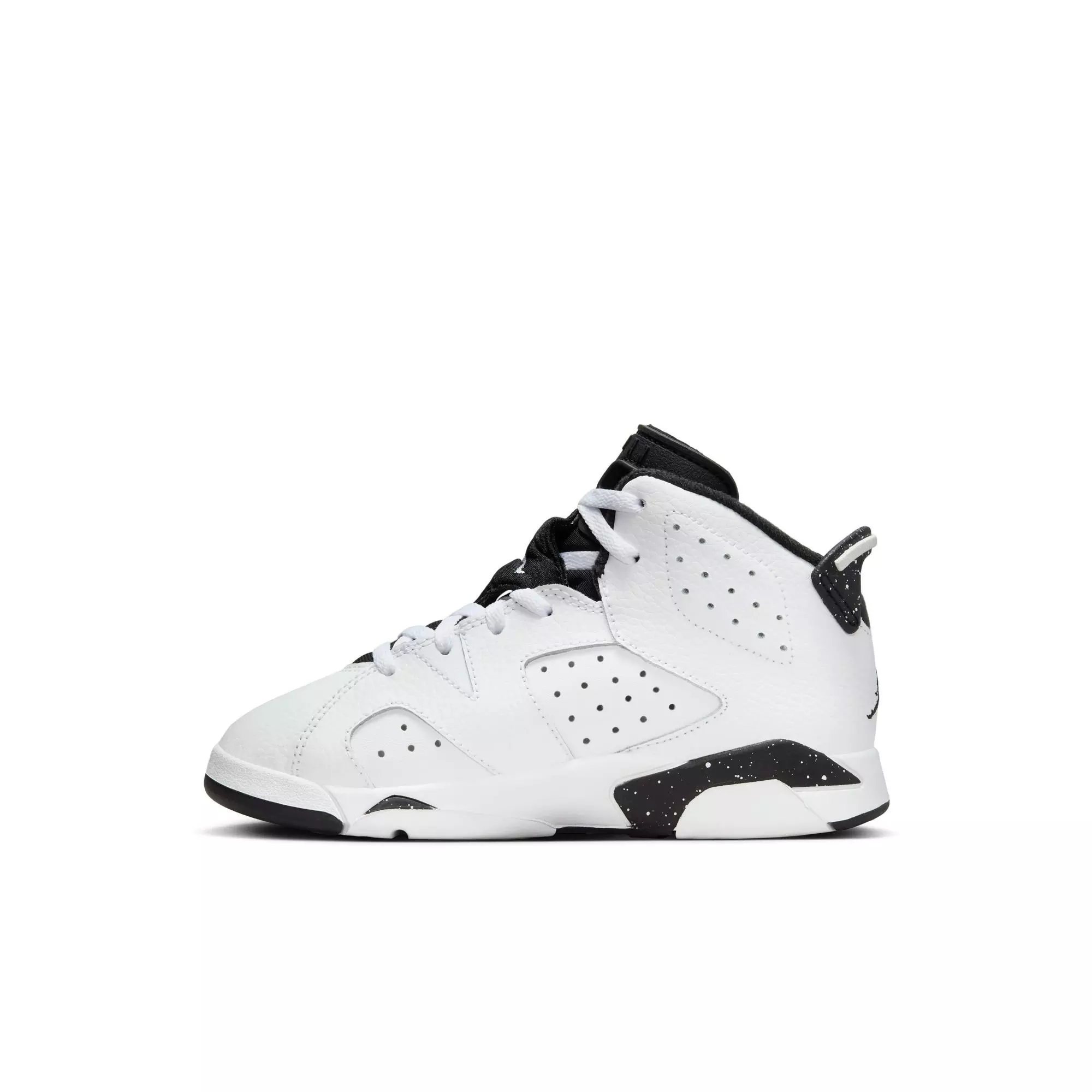 Jordan 6 Retro "White/Black" Preschool Kids' Shoe - WHITE/BLACK