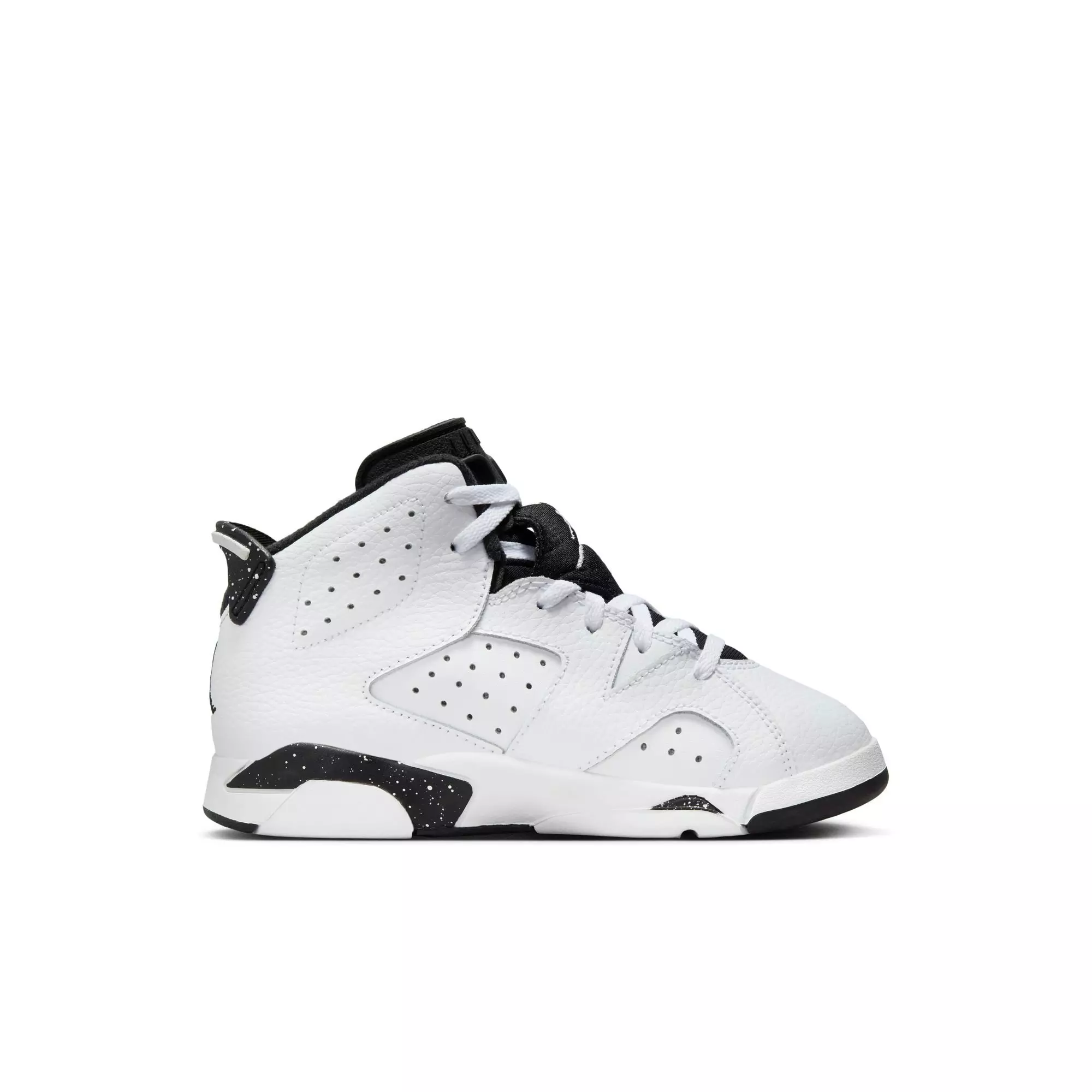 Jordan 6 Retro "White/Black" Preschool Kids' Shoe - WHITE/BLACK