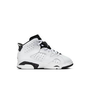 Jordan 6 Retro "White/Black" Preschool Kids' Shoe