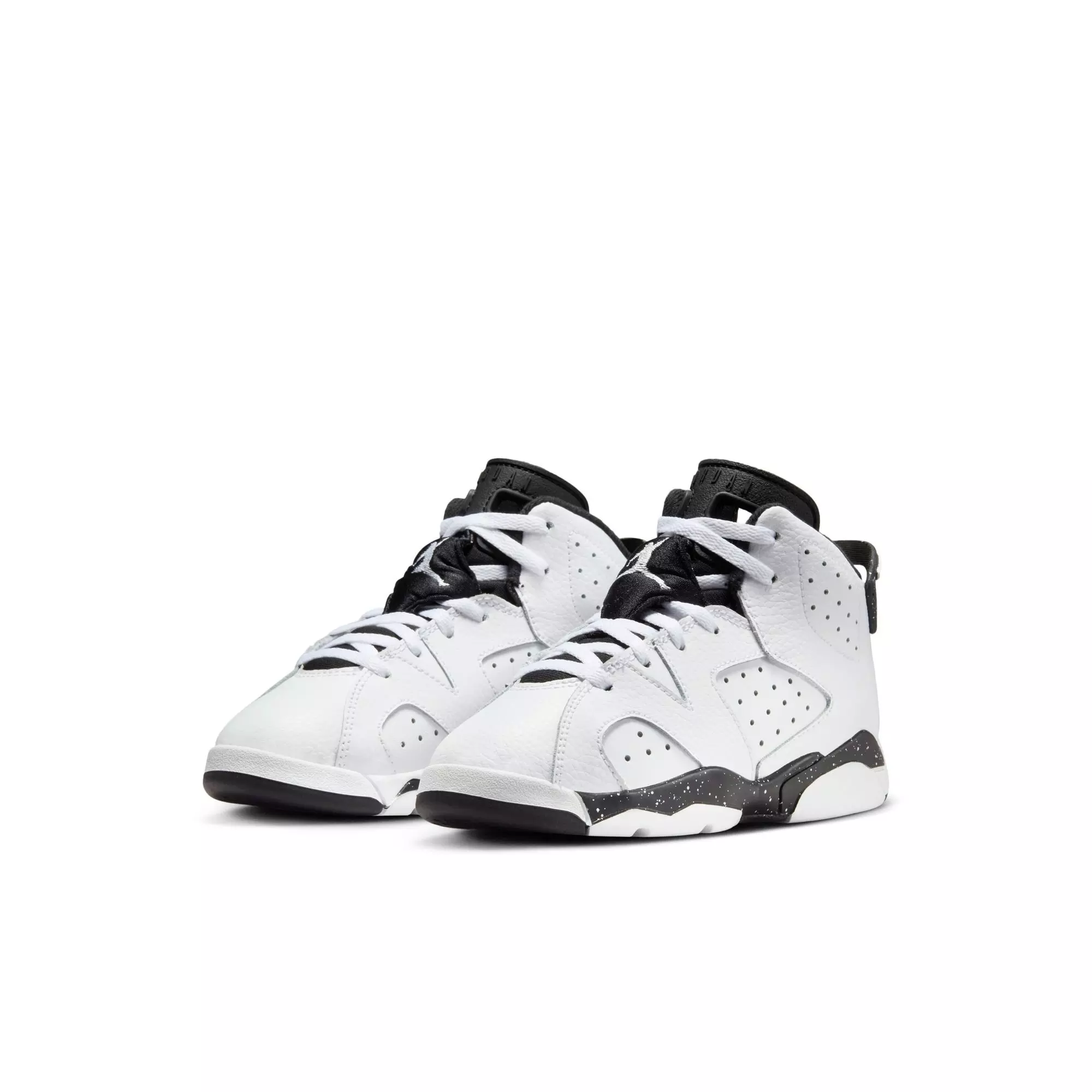 Jordan 6 Retro "White/Black" Preschool Kids' Shoe - WHITE/BLACK