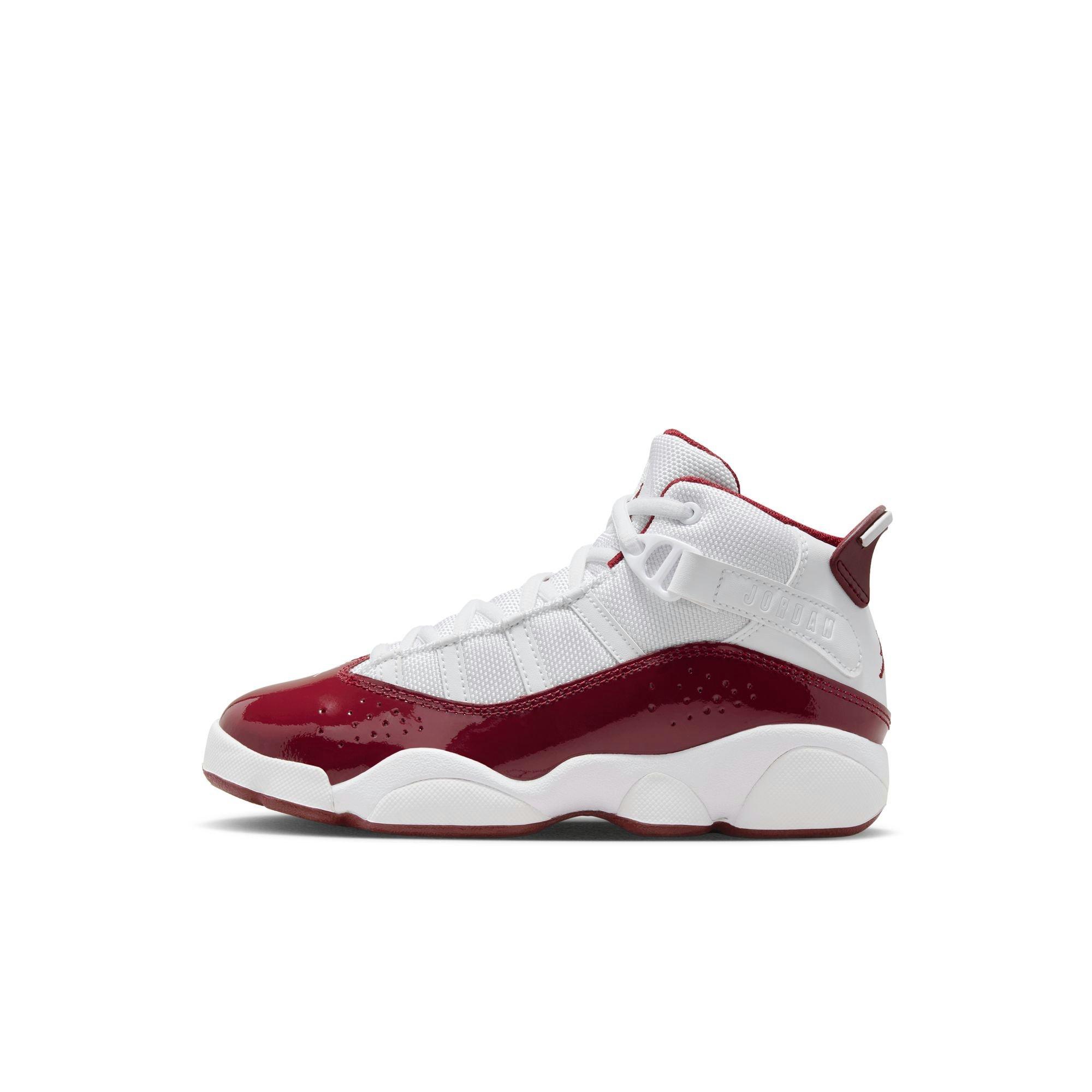 Jordan 6 Rings Preschool Boys' "White/Team Red" Shoe