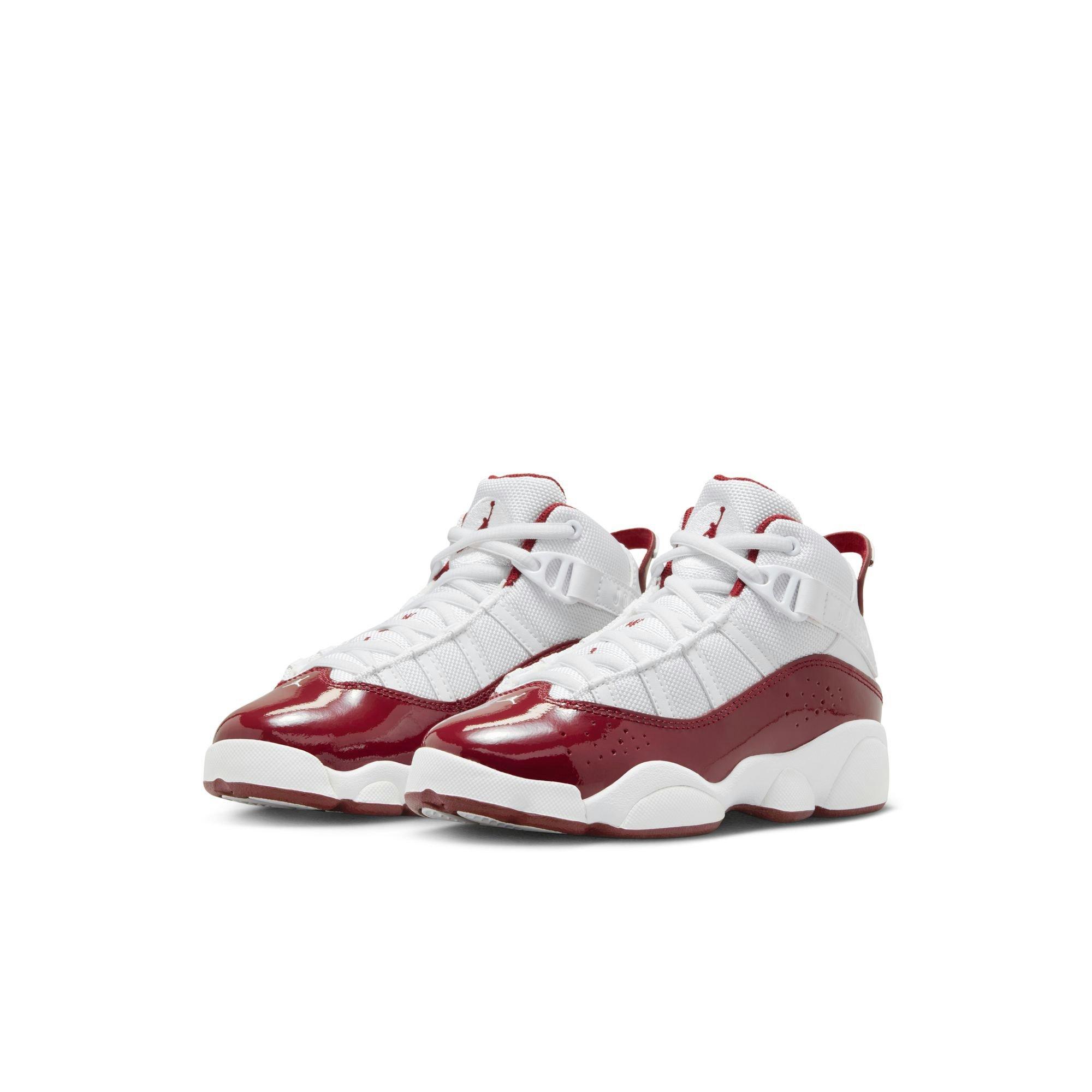 Jordan 6 Rings Preschool Boys' "White/Team Red" Shoe