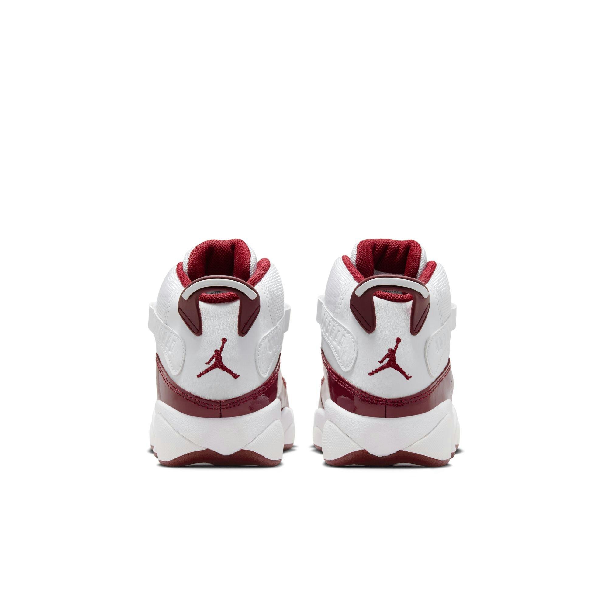 Jordan 6 Rings Preschool Boys' "White/Team Red" Shoe