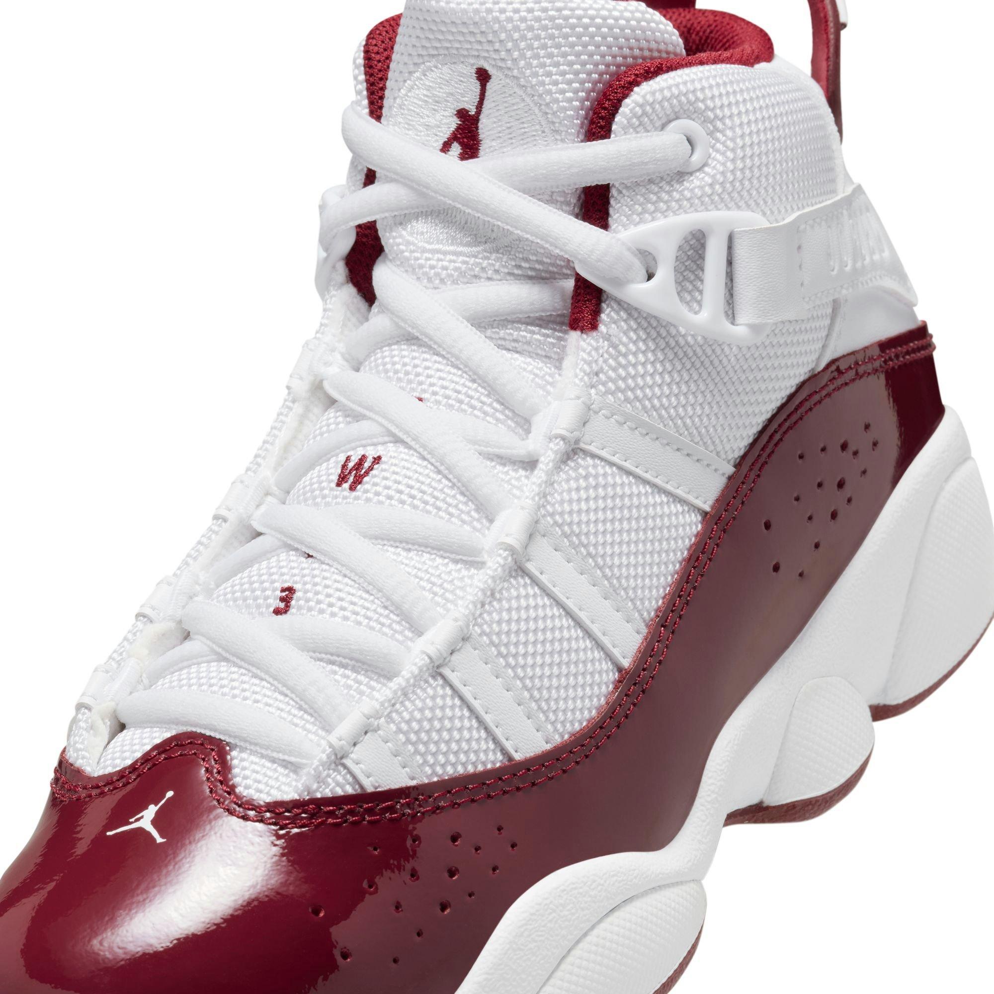 Jordan 6 Rings Preschool Boys' "White/Team Red" Shoe