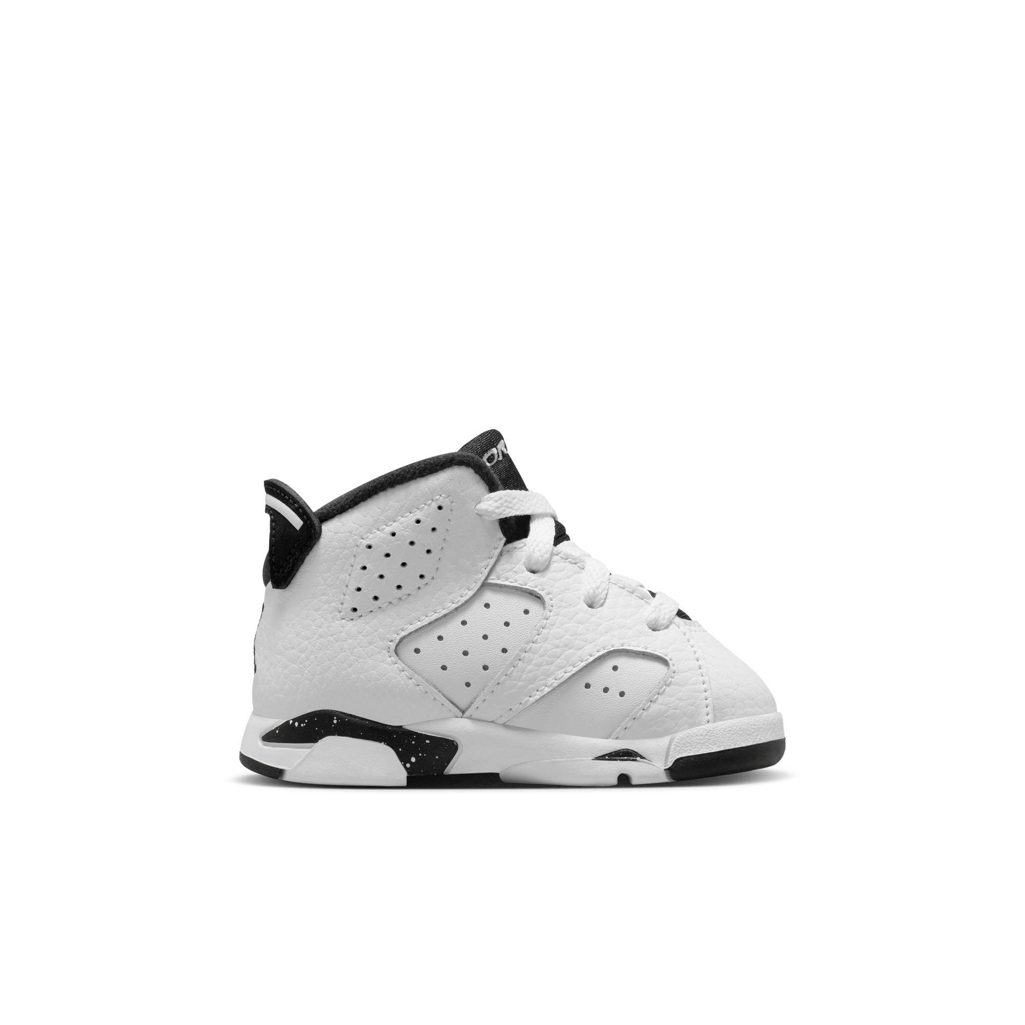 Jordan 6 Retro Toddler Kids' White/Black Shoe