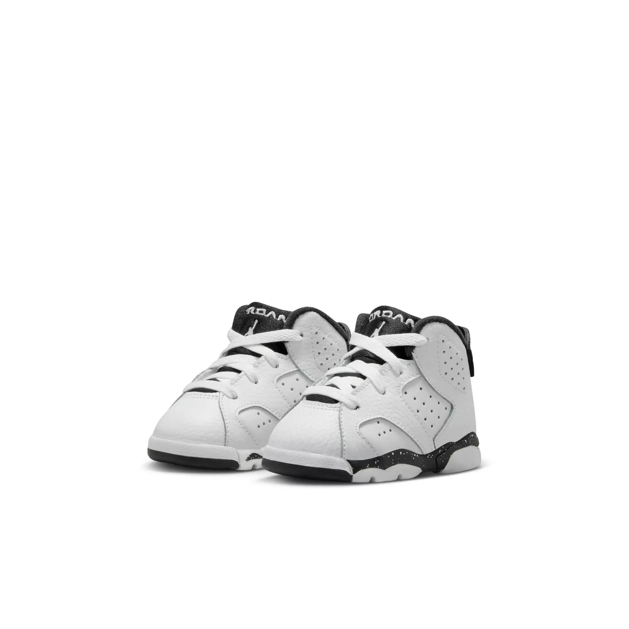Jordan 6 Retro "White/Black" Toddler Kids' Shoe - WHITE/BLACK
