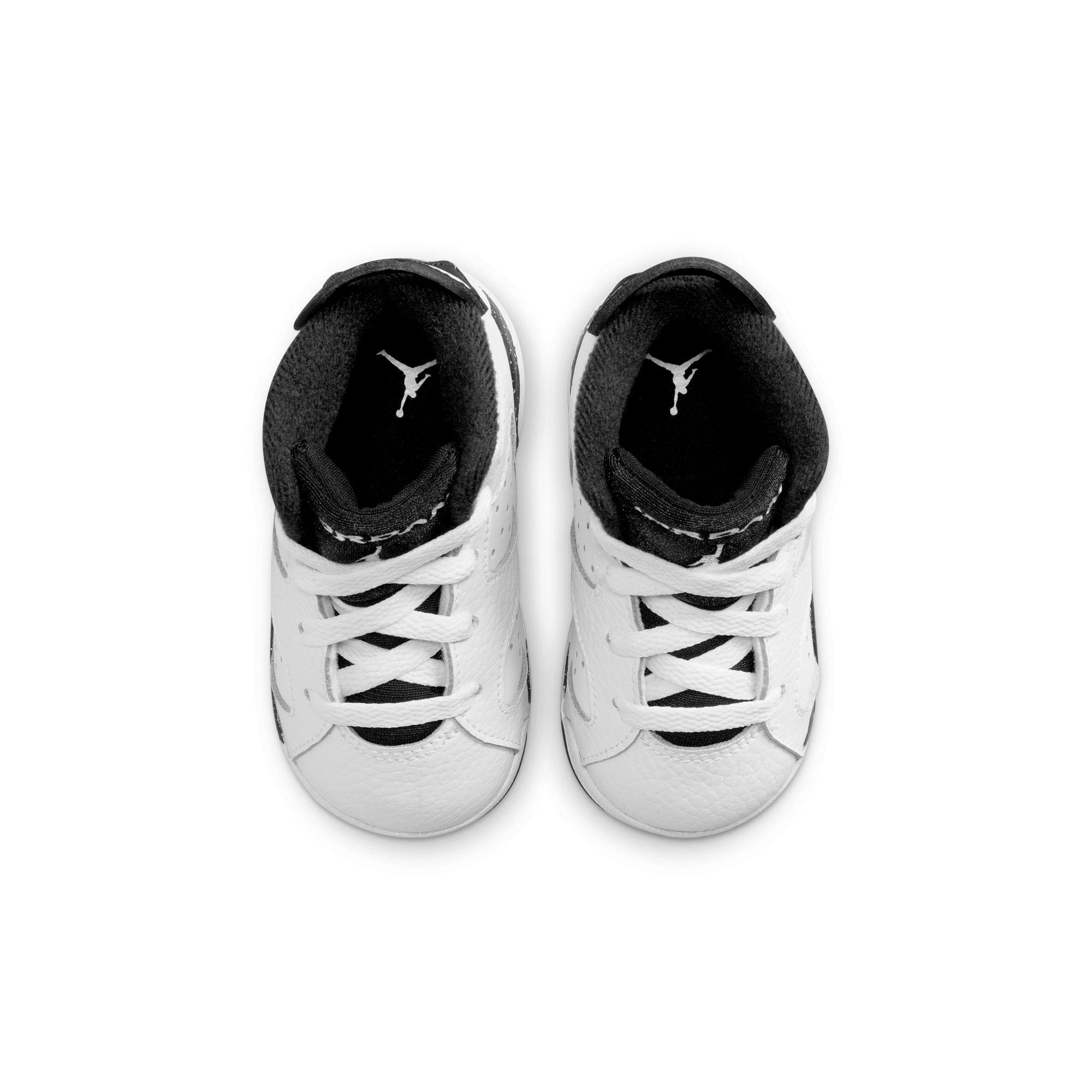 Jordan 6 Retro Toddler Kids' White/Black Shoe