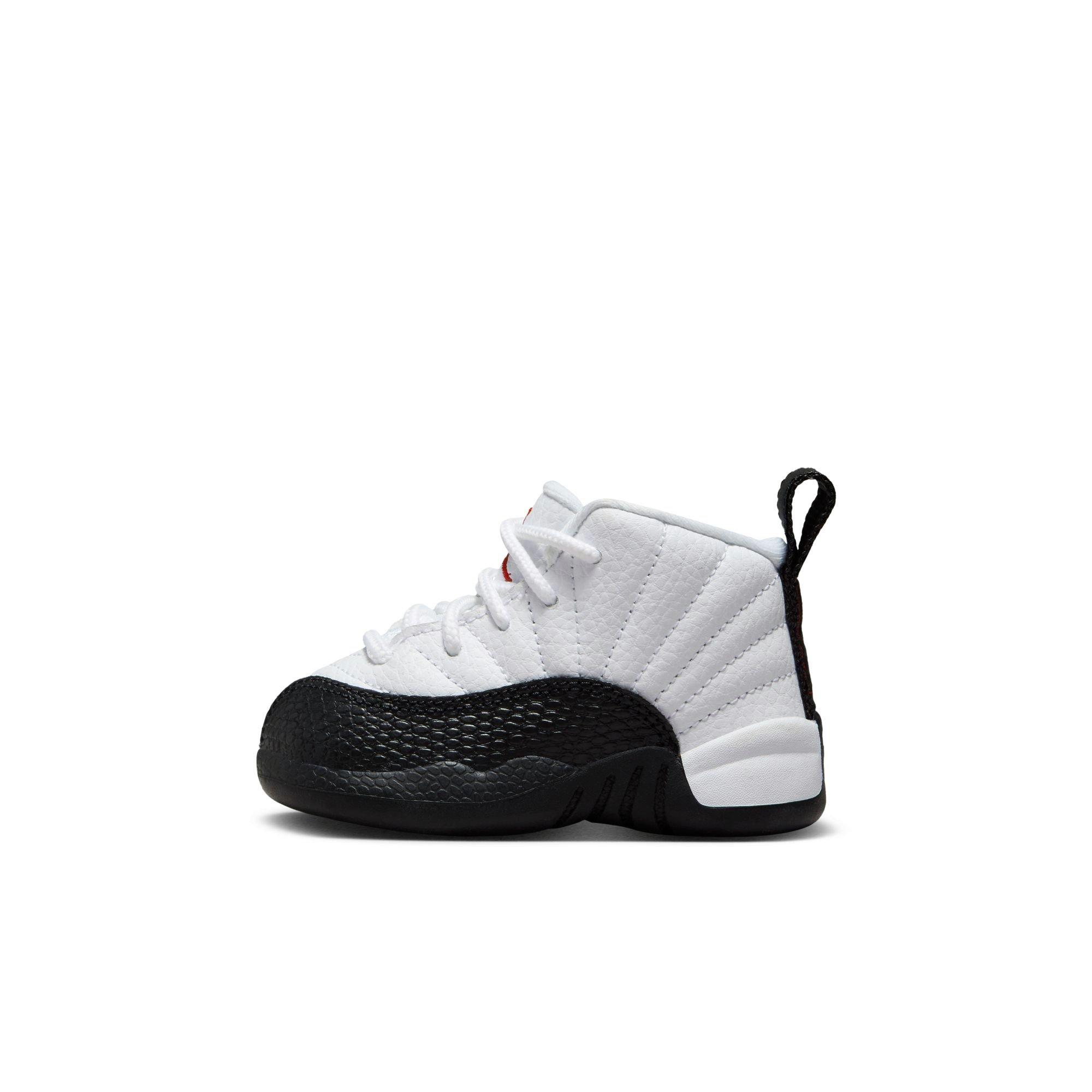 Jordan 12 Retro Toddler Kids' "Taxi Flip" Shoe