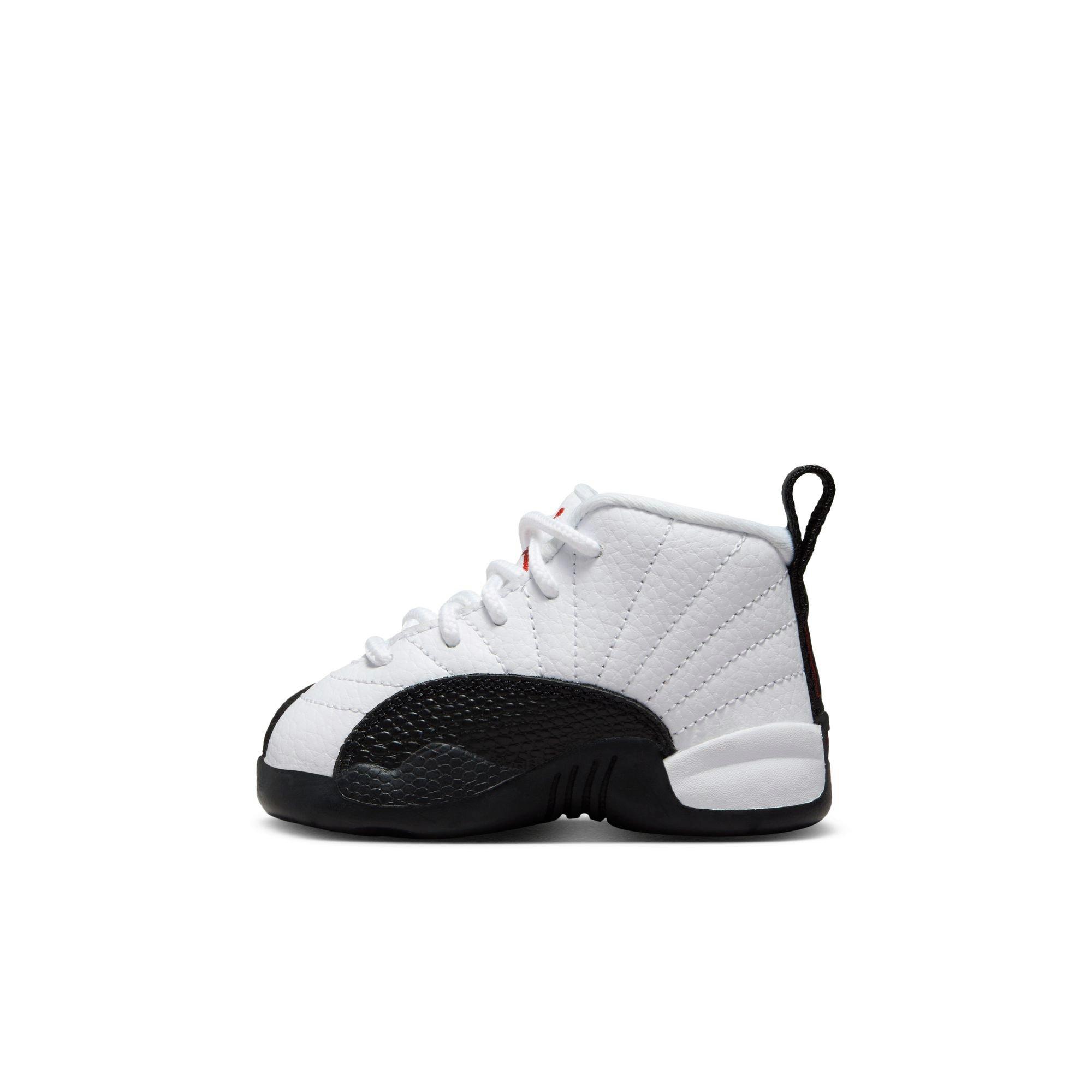 Jordan 12 Retro Toddler Kids' "Taxi Flip" Shoe