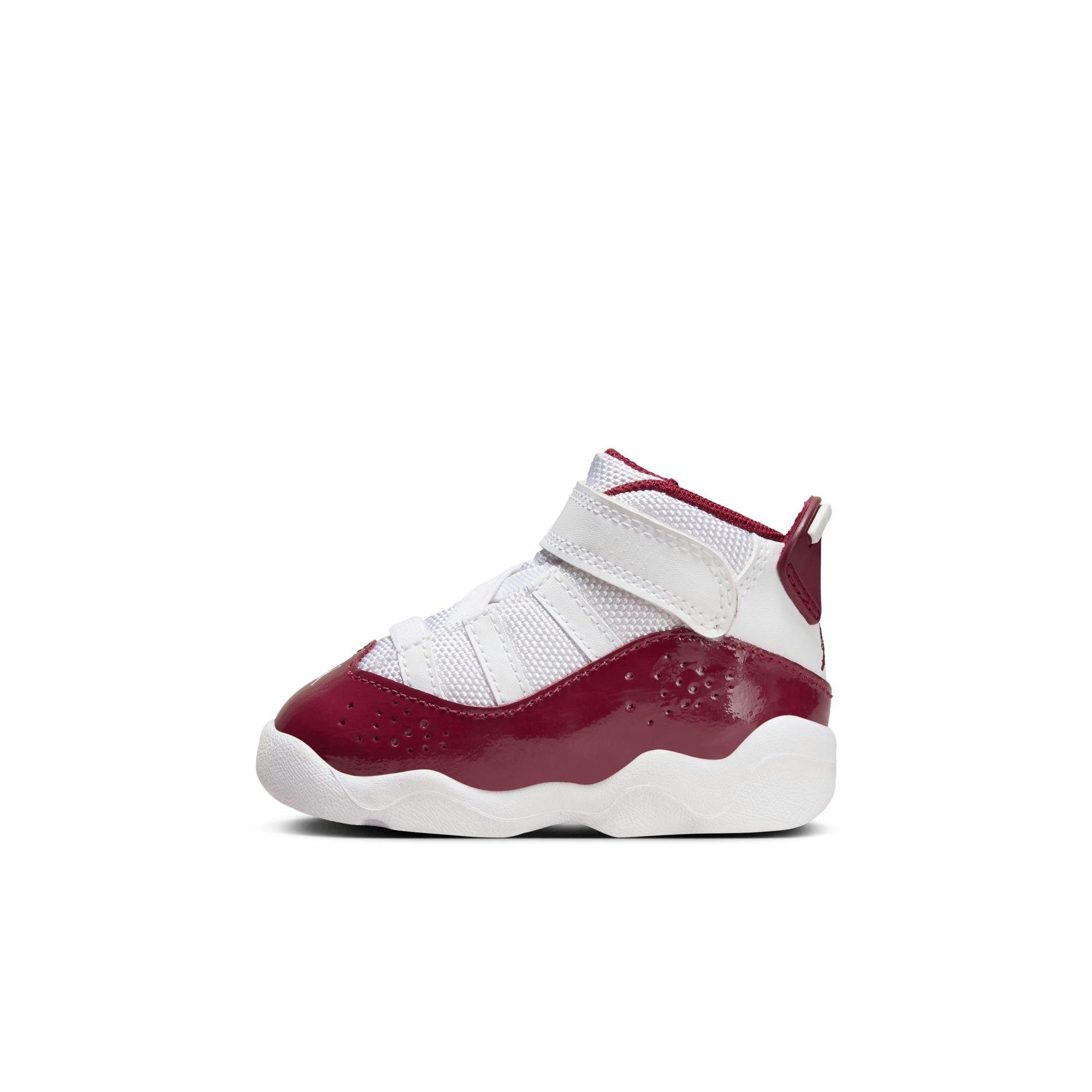 Jordan 6 Rings Toddler Boys' "White/Team Red" Shoe