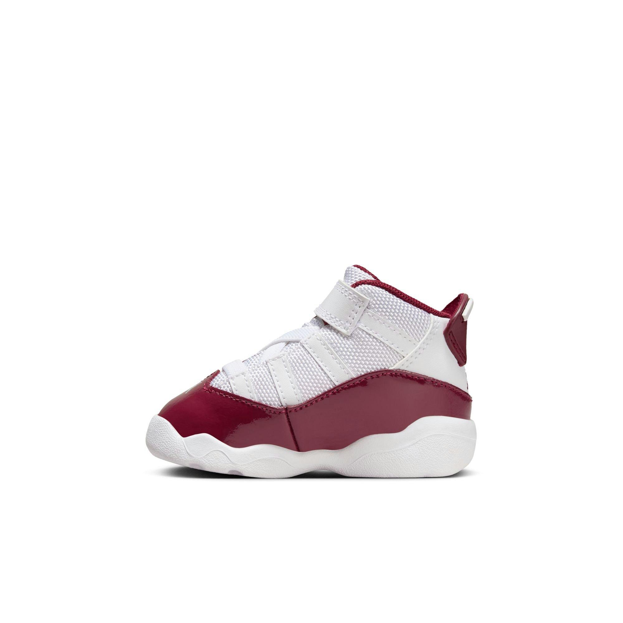 Jordan 6 Rings Toddler Boys' "White/Team Red" Shoe