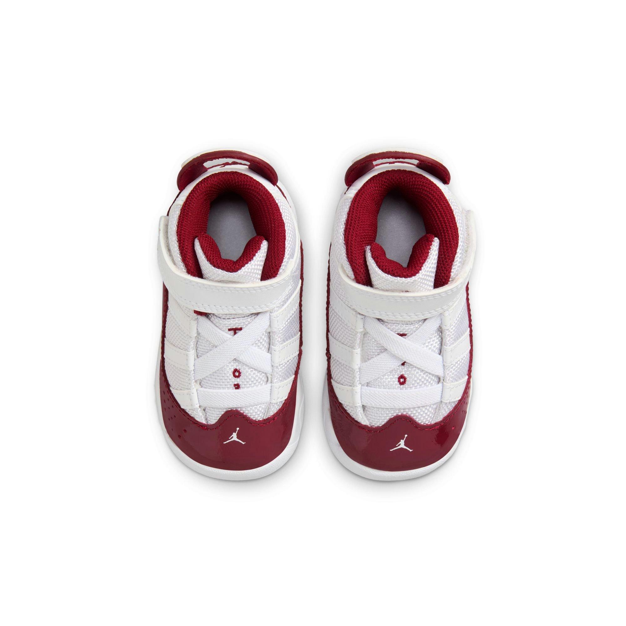 Jordan 6 Rings Toddler Boys' "White/Team Red" Shoe