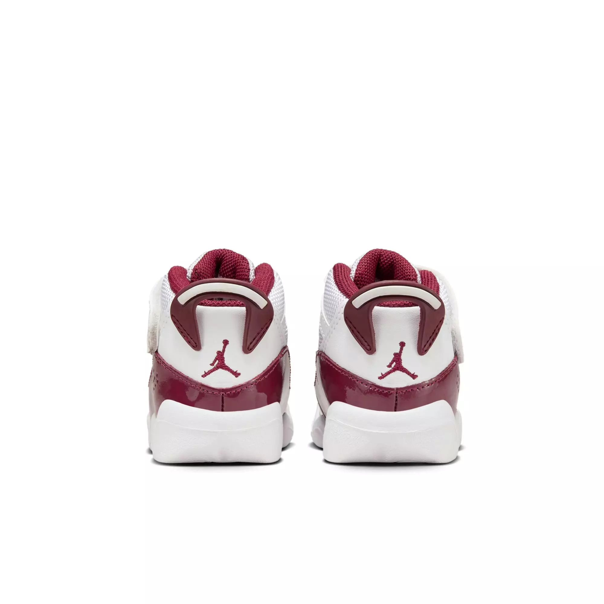 Jordan 6 Rings "White/Team Red" Toddler Boys' Shoe - WHITE/RED