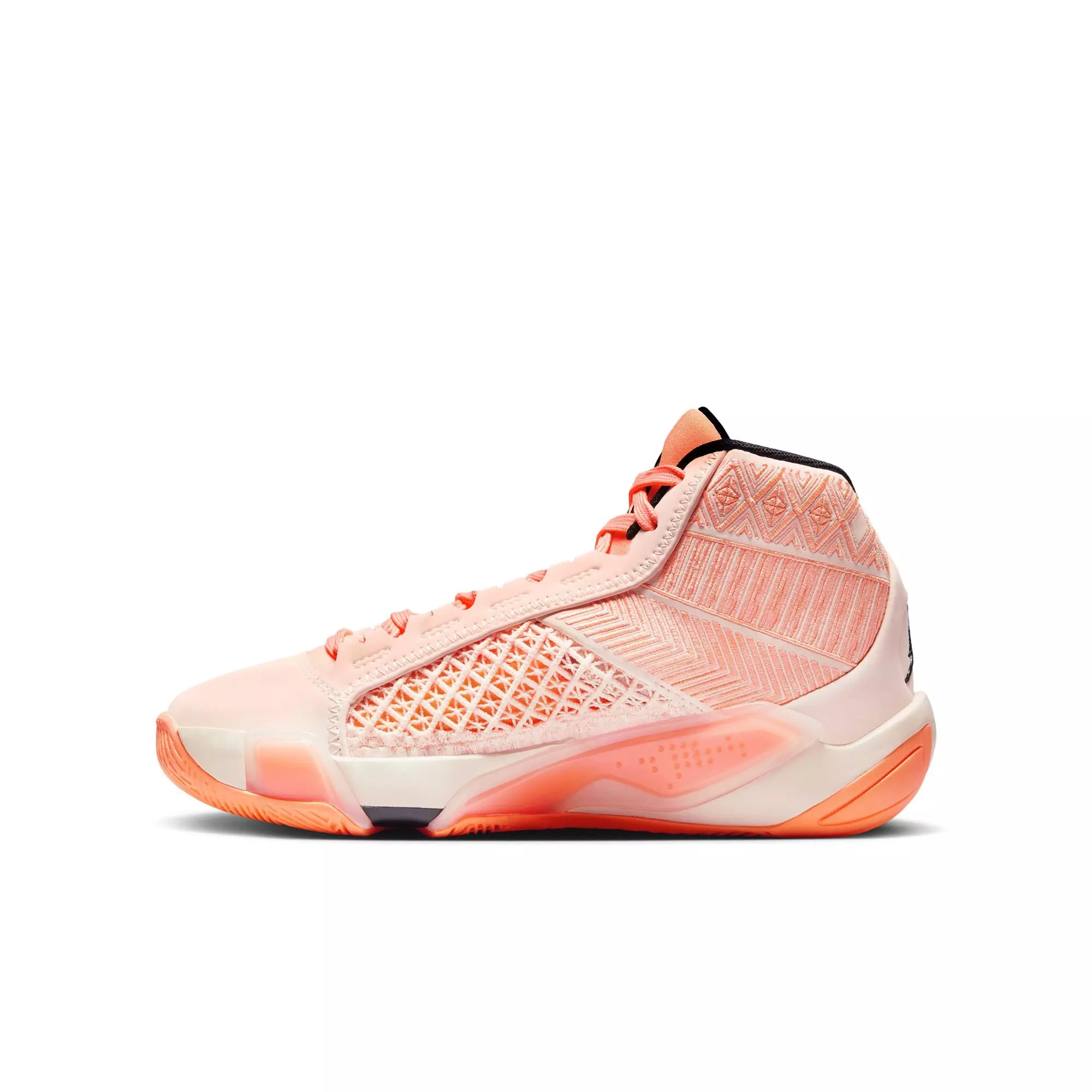 Jordan XXXVIII Low "Crimson Tint" Grade School Kids' Basketball Shoe - CRIMSON TINT/BLACK/ORANGE PULSE