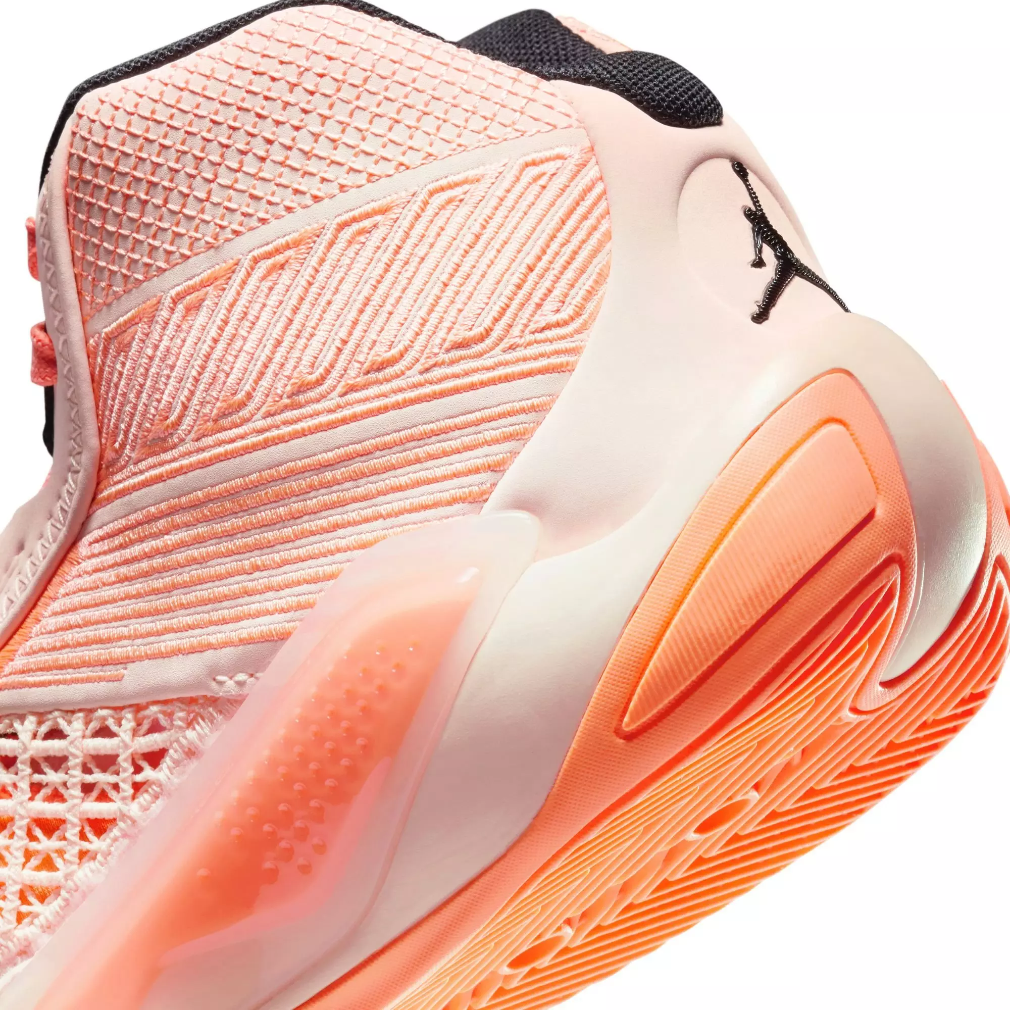 Jordan XXXVIII Low "Crimson Tint" Grade School Kids' Basketball Shoe - CRIMSON TINT/BLACK/ORANGE PULSE