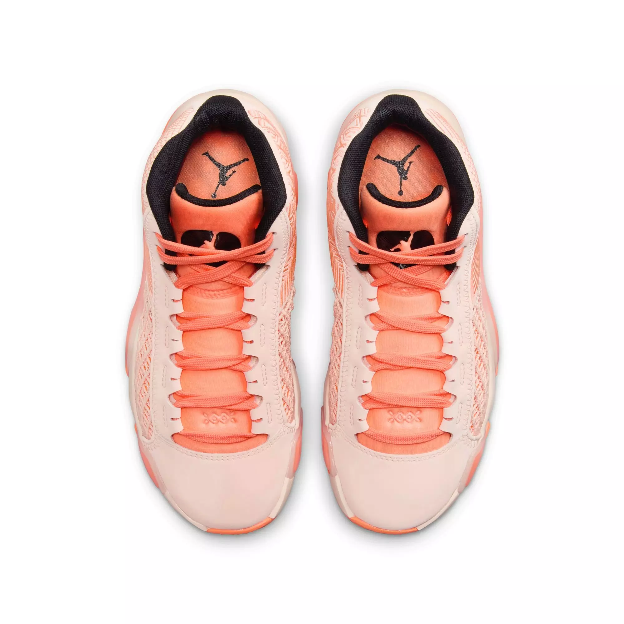 Jordan XXXVIII Low "Crimson Tint" Grade School Kids' Basketball Shoe - CRIMSON TINT/BLACK/ORANGE PULSE
