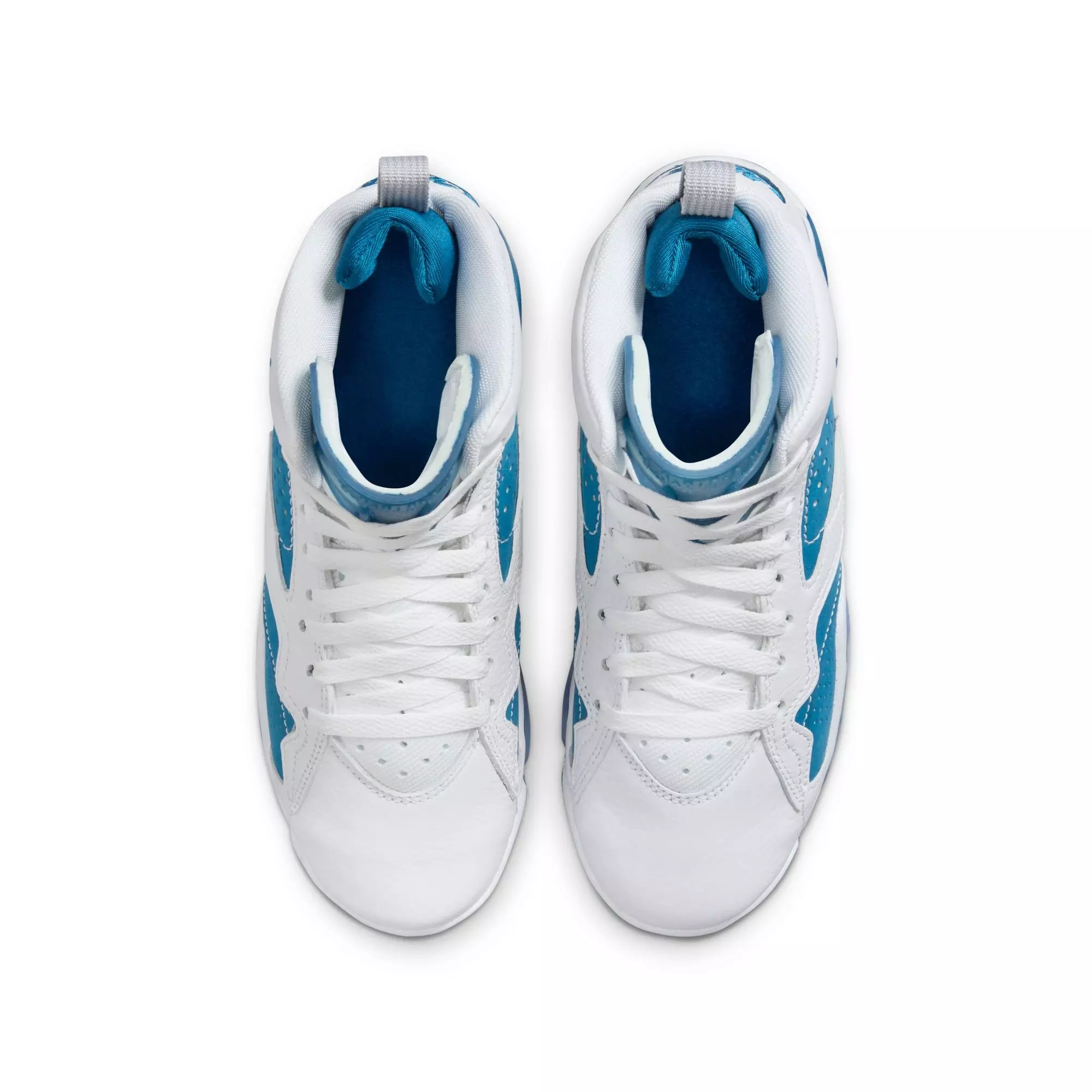 Jordan MVP "White/Industrial Blue/Wolf Grey" Grade School Boys' Shoe - WHITE/BLUE
