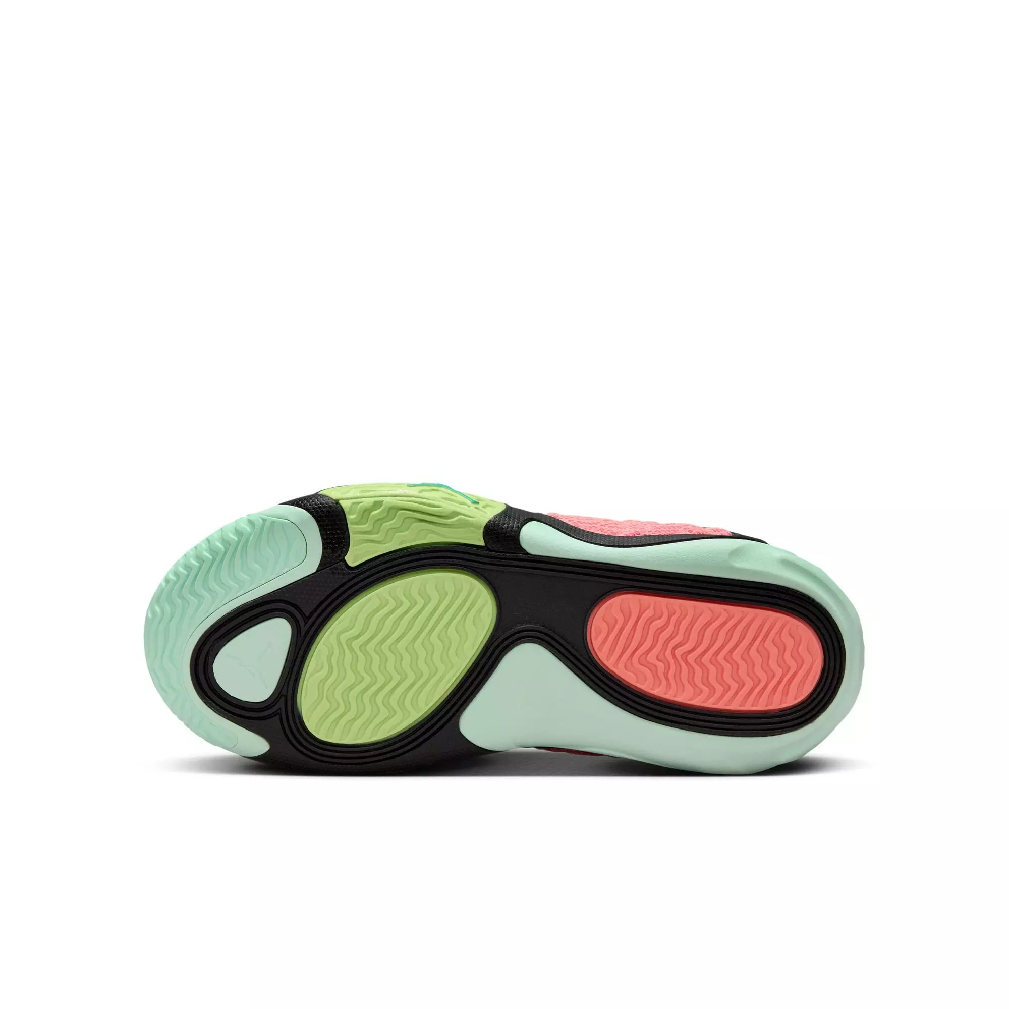 Jordan Tatum 2 "Vortex" Grade School Kids' Basketball Shoe - MINT FOAM/LAVA GLOW/BLACK