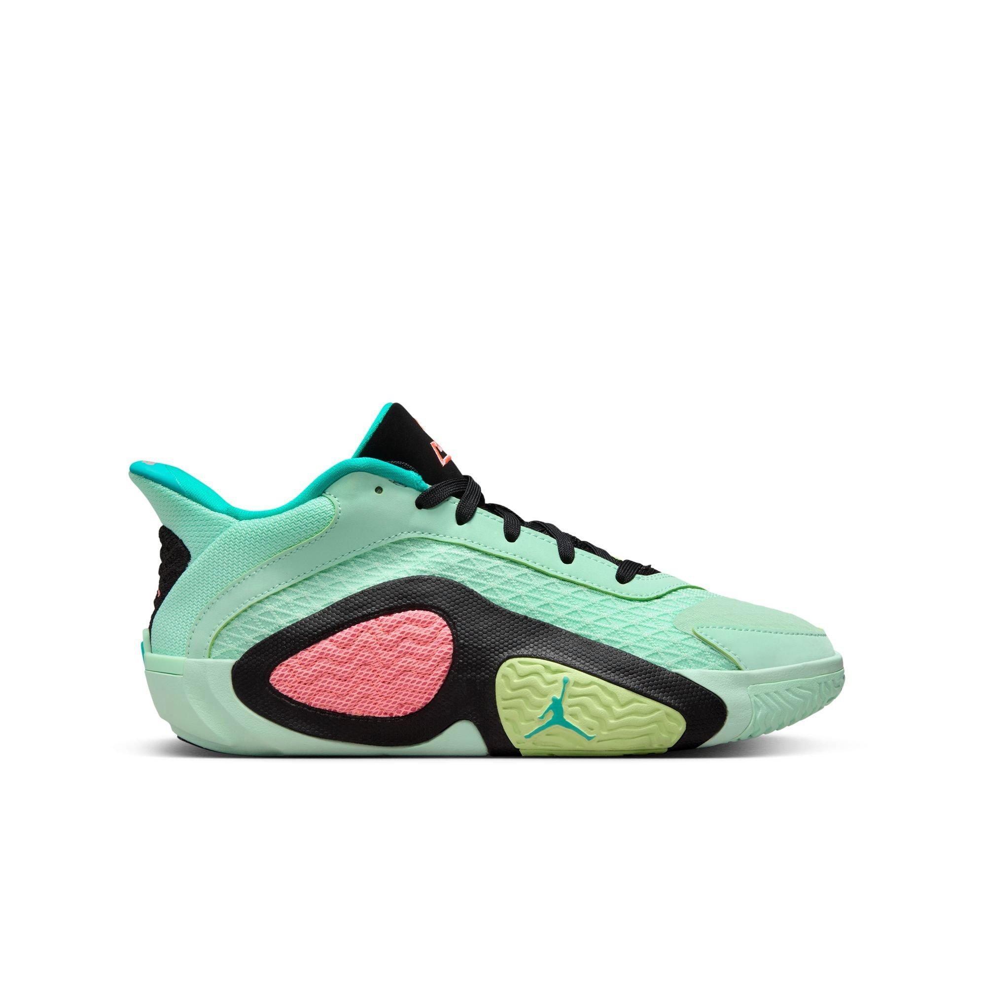 Jordan Tatum 2 "Vortex" Grade School Kids' Basketball Shoe - MINT FOAM/LAVA GLOW/BLACK