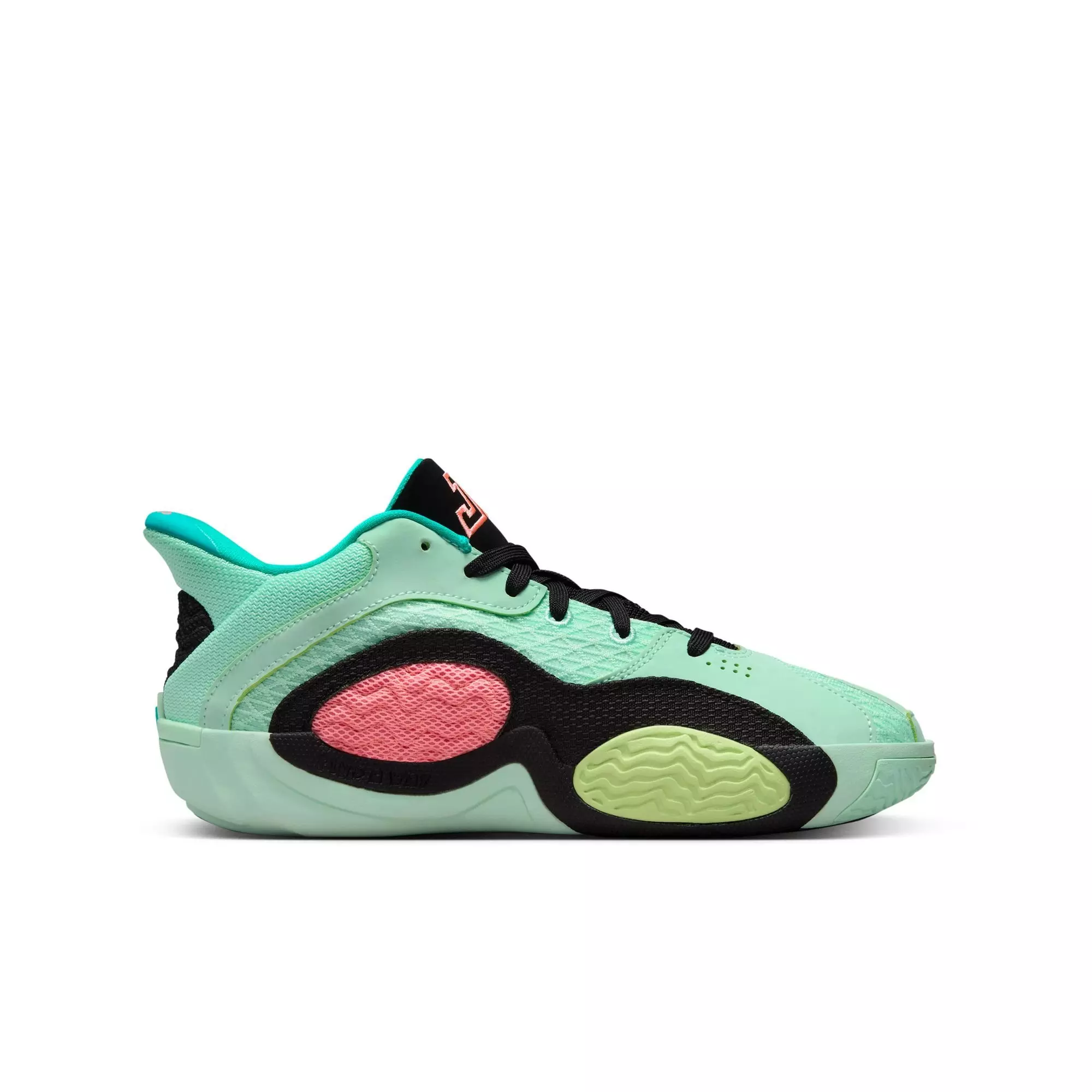Jordan Tatum 2 "Vortex" Grade School Kids' Basketball Shoe - MINT FOAM/LAVA GLOW/BLACK