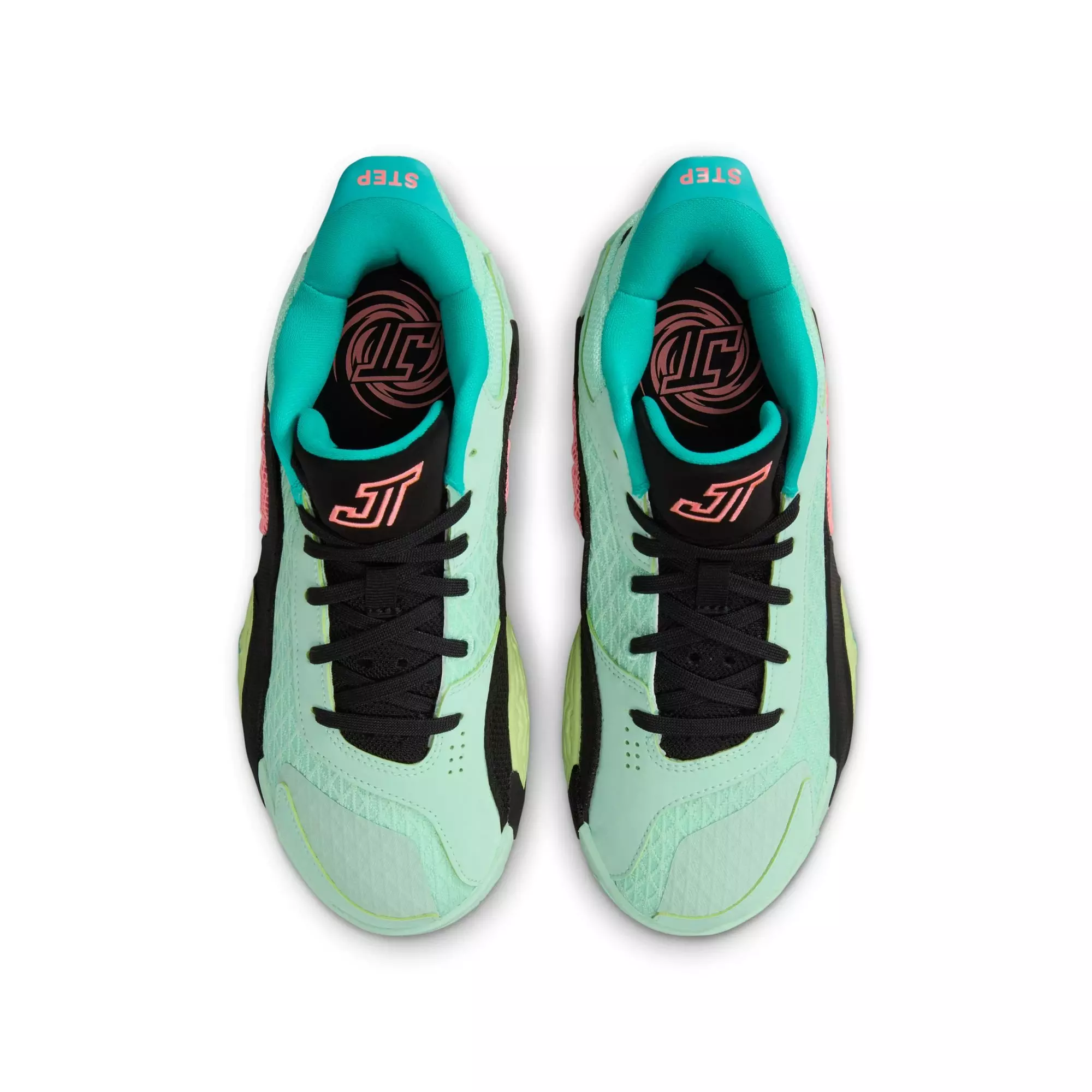 Jordan Tatum 2 "Vortex" Grade School Kids' Basketball Shoe - MINT FOAM/LAVA GLOW/BLACK