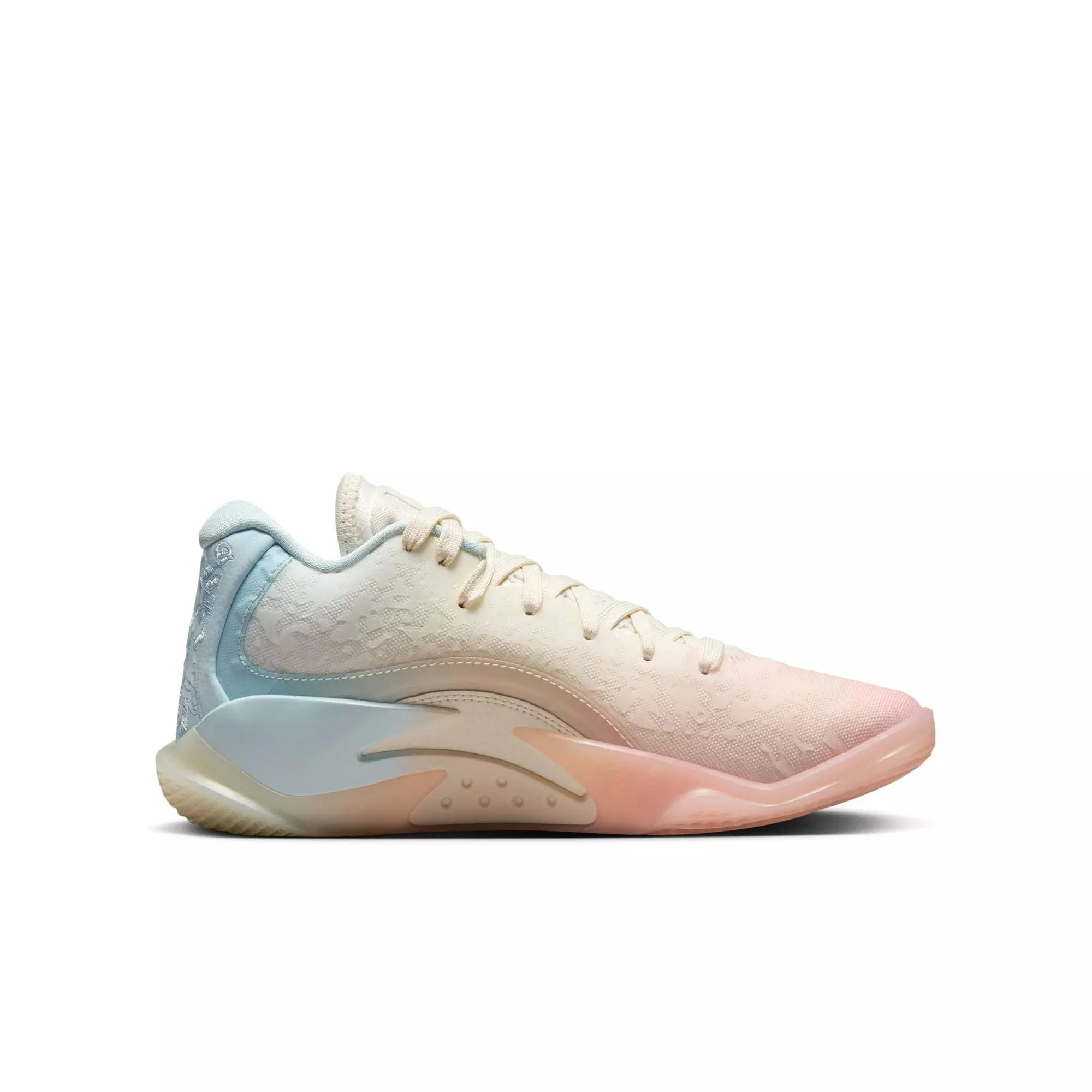 Jordan Zion 3 NRG "Rising" Grade School Kids' Basketball Shoe - BLEACHED CORAL/CRIMSON TINT/PALE IVORY