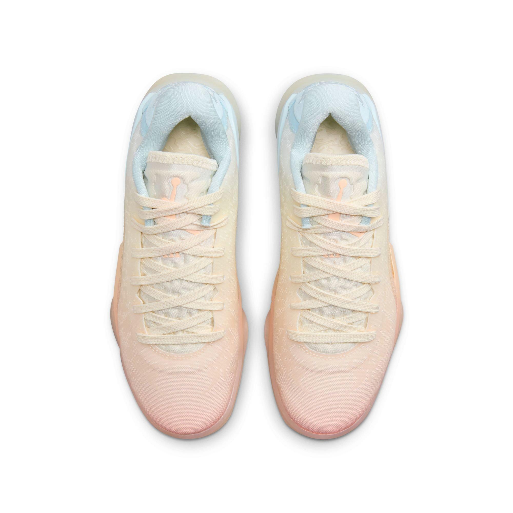 Jordan Zion 3 NRG "Rising" Grade School Kids' Basketball Shoe - BLEACHED CORAL/CRIMSON TINT/PALE IVORY Thumbnail View 12