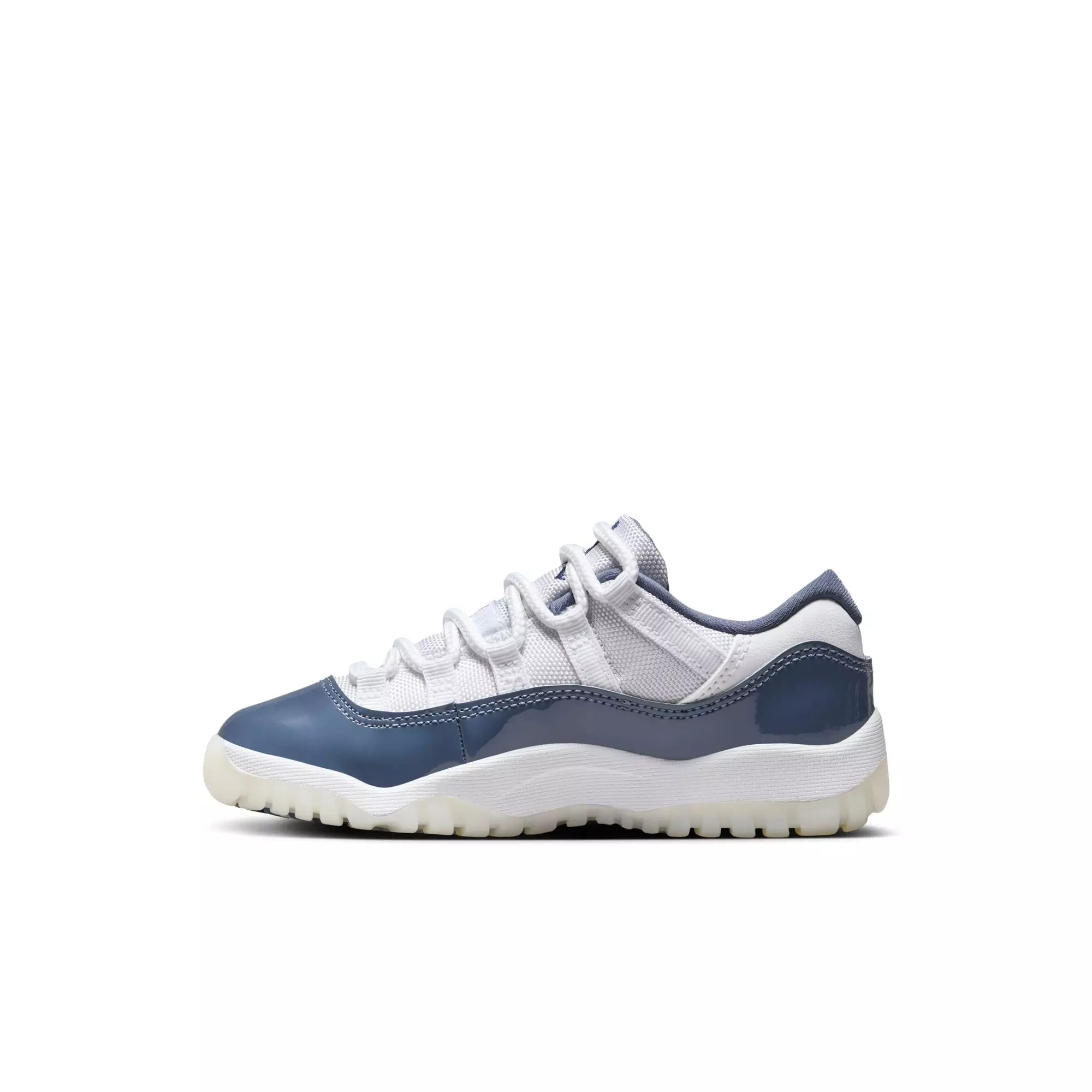 Jordan 11 Retro Low "Diffused Blue" Preschool Kids' Shoe - WHITE/MIDNIGHT NAVY/DIFFUSED BLUE