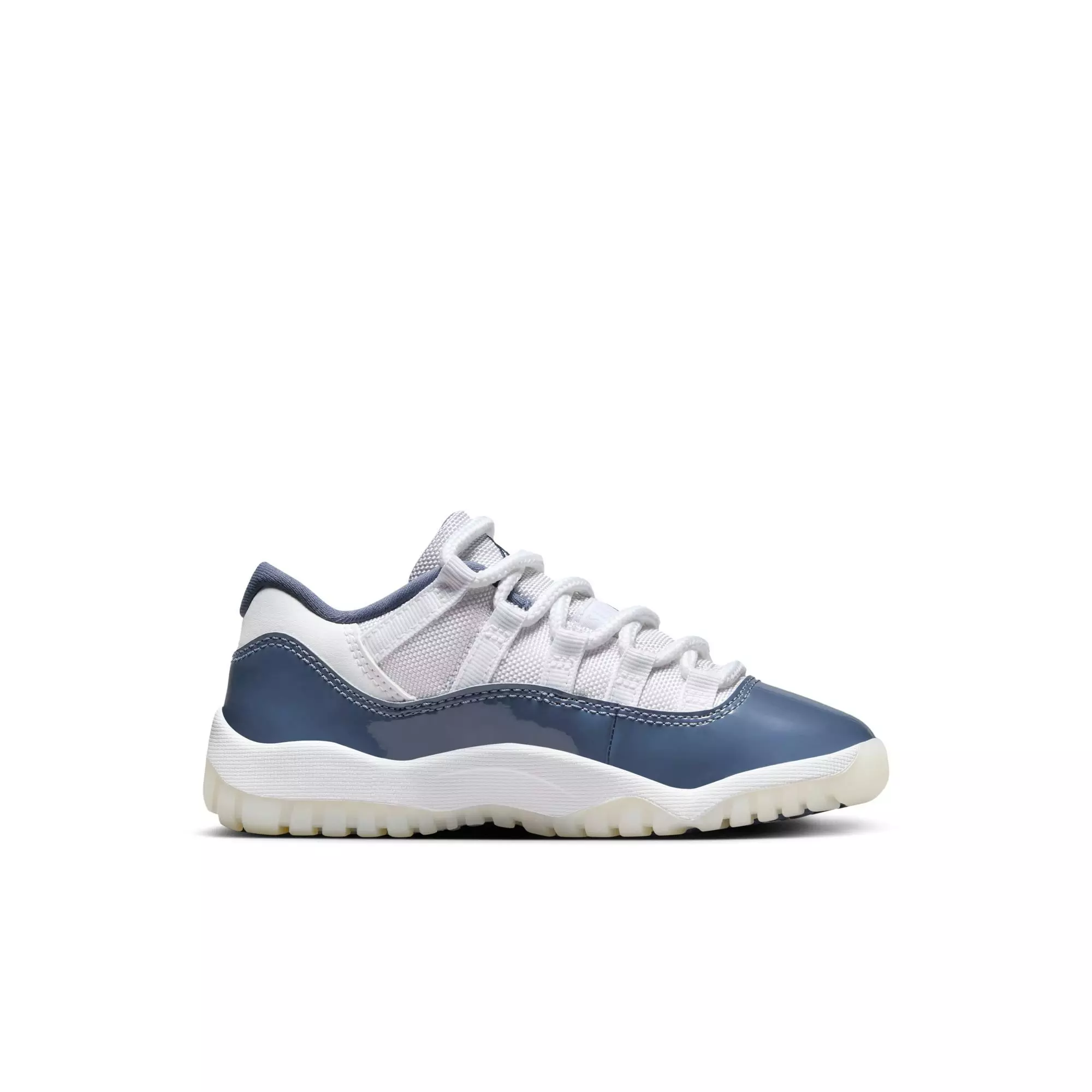 Jordan 11 Retro Low "Diffused Blue" Preschool Kids' Shoe - WHITE/MIDNIGHT NAVY/DIFFUSED BLUE
