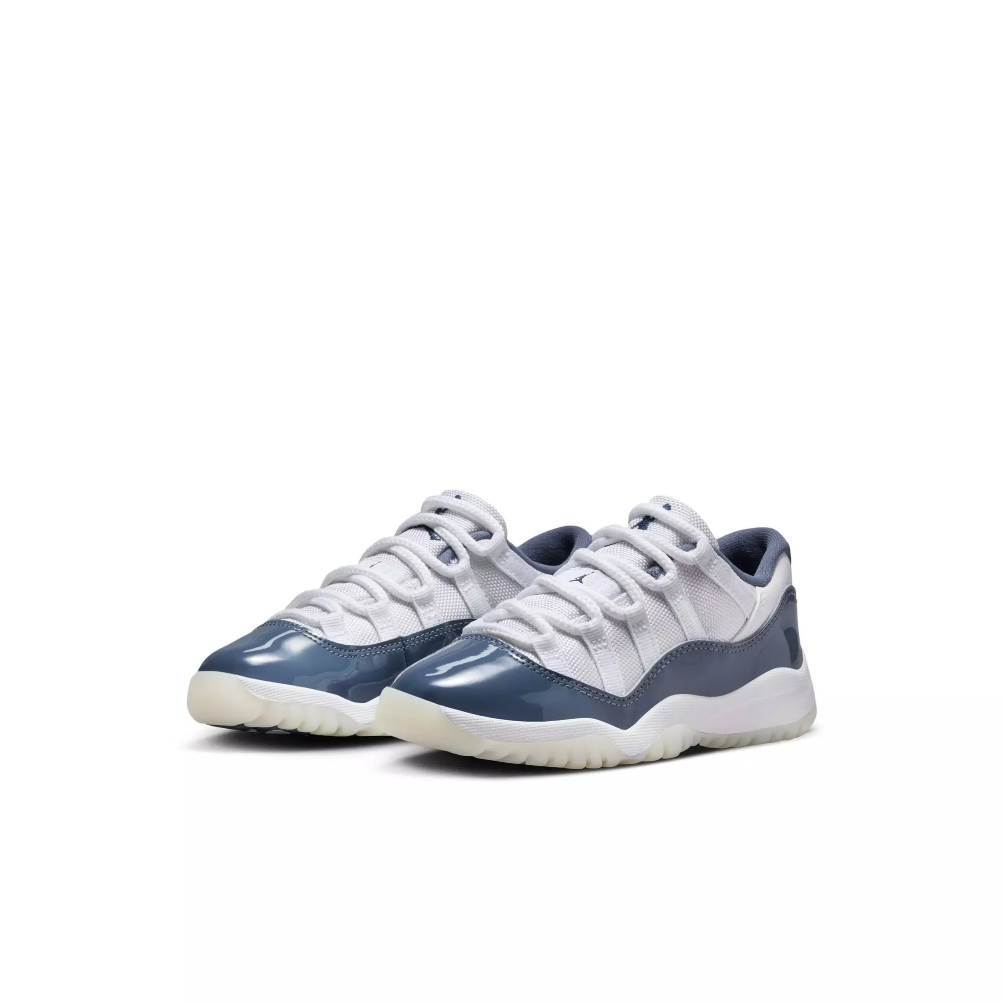 Jordan 11 Retro Low "Diffused Blue" Preschool Kids' Shoe - WHITE/MIDNIGHT NAVY/DIFFUSED BLUE
