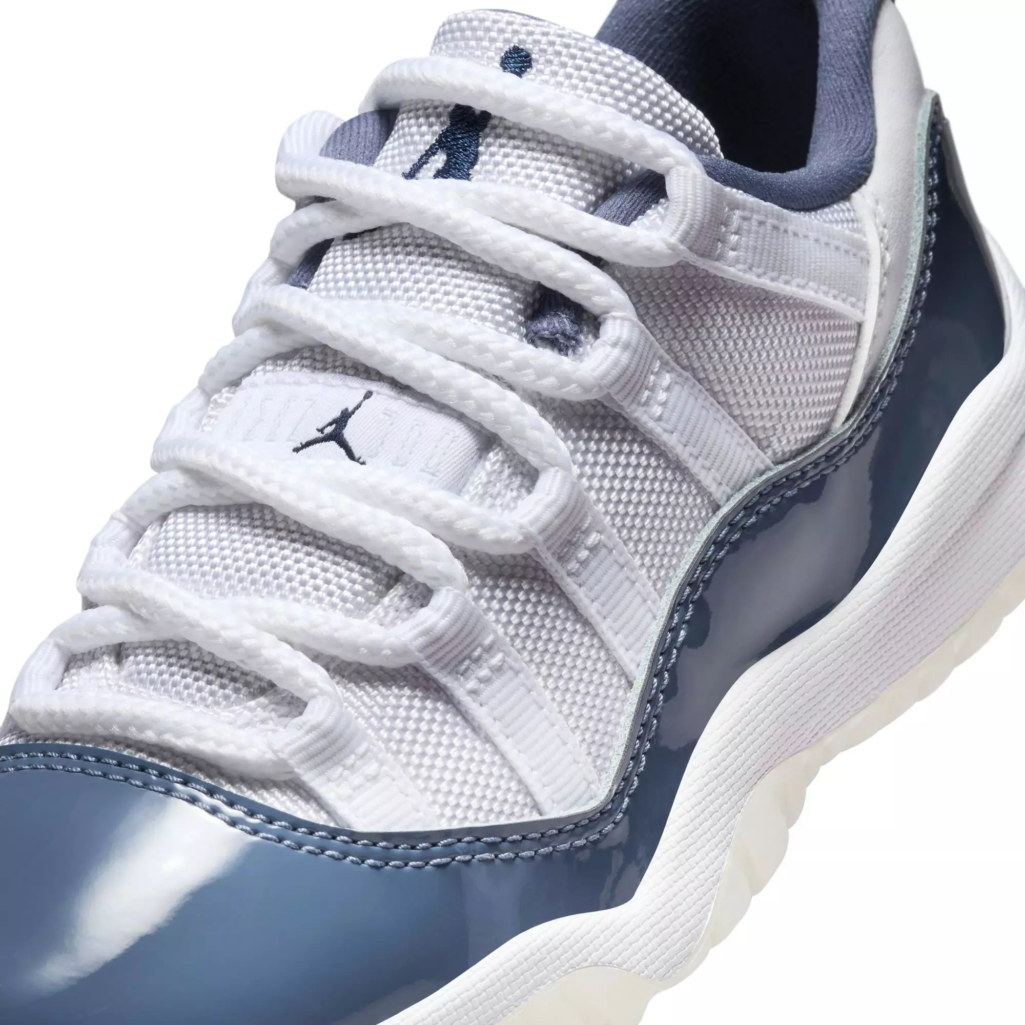 Jordan 11 Retro Low "Diffused Blue" Preschool Kids' Shoe - WHITE/MIDNIGHT NAVY/DIFFUSED BLUE