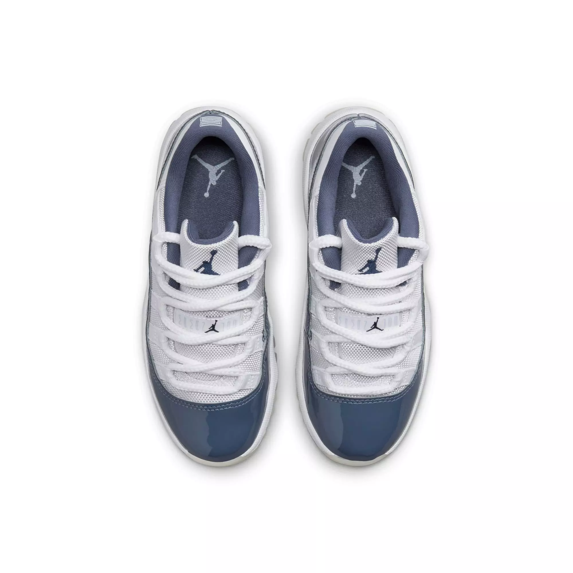 Jordan 11 Retro Low "Diffused Blue" Preschool Kids' Shoe - WHITE/MIDNIGHT NAVY/DIFFUSED BLUE