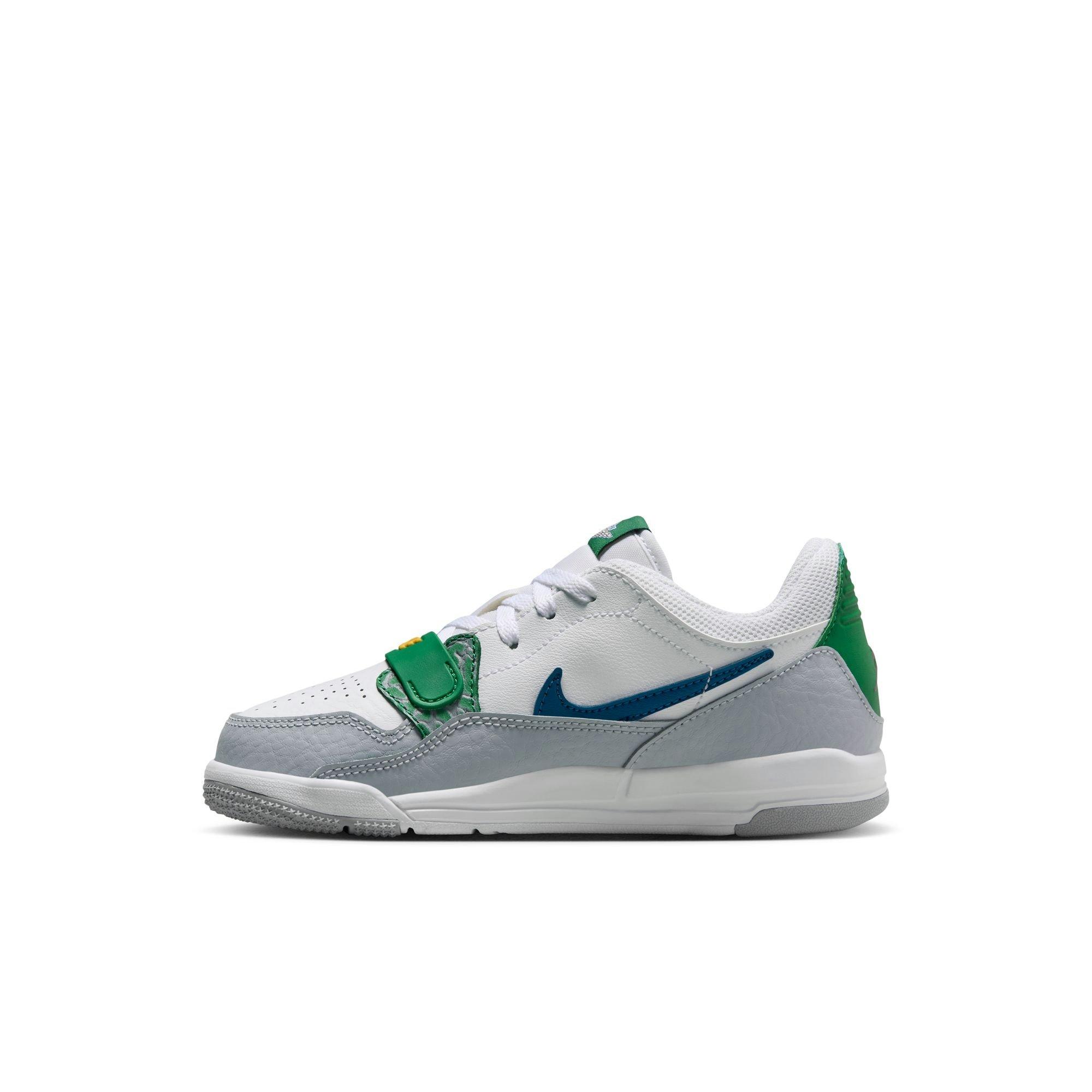 Jordan Legacy 312 Low Preschool Boys' "White/Industrial Blue/Wolf Grey" Shoe