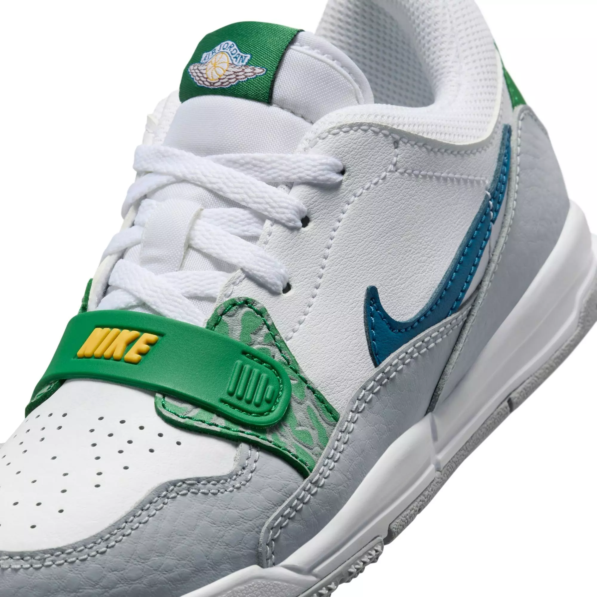 Jordan Legacy 312 Low "White/Industrial Blue/Wolf Grey" Preschool Boys' Shoe - WHITE/MULTI