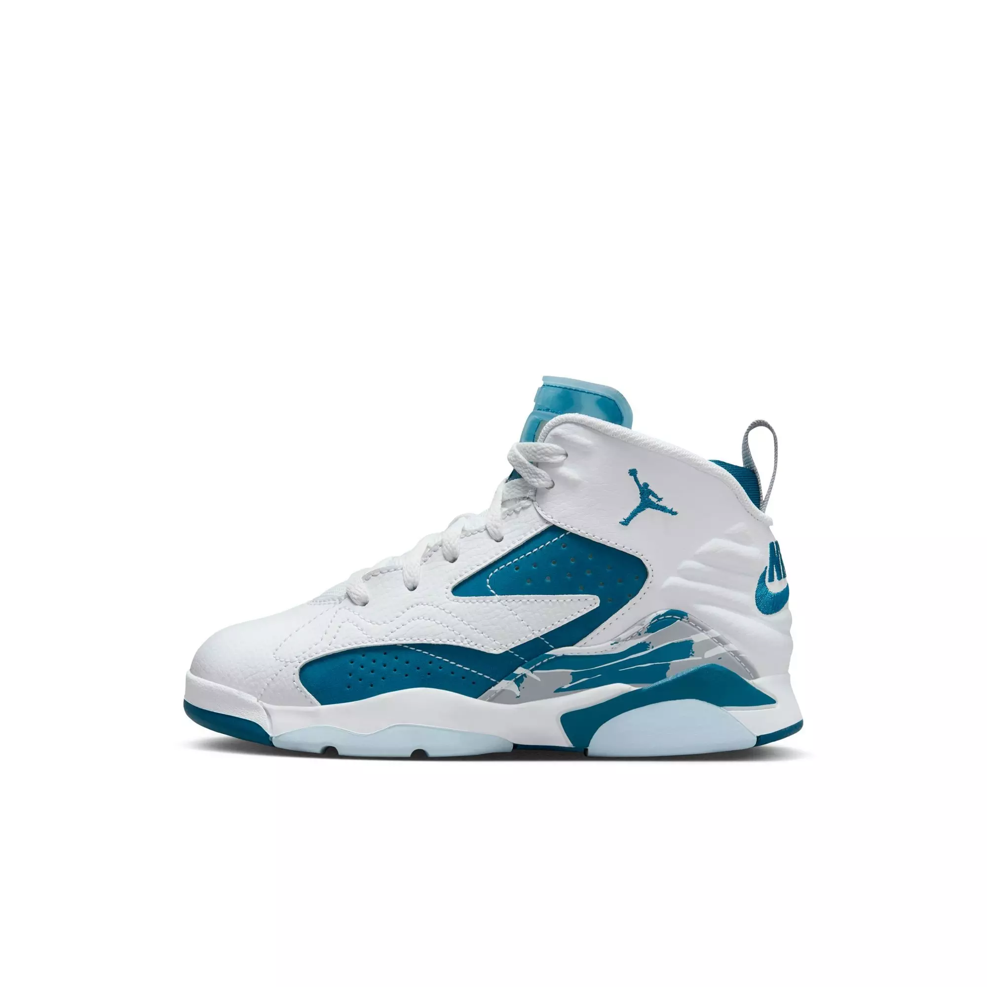 Jordan MVP "White/Industrial Blue/Wolf Grey" Preschool Boys' Shoe - WHITE/BLUE